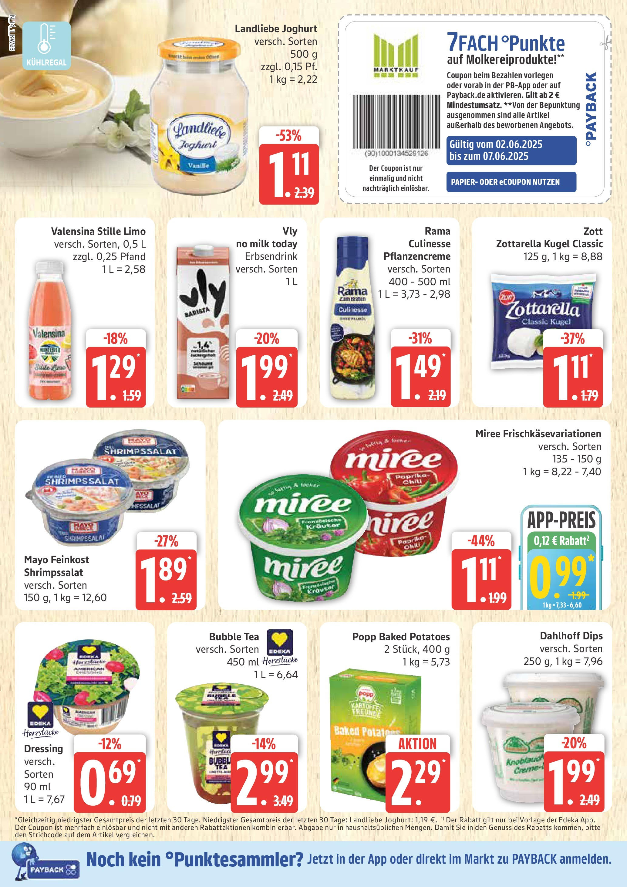 Marktkauf - Marktkauf: Wochenangebote (ab 01.06.2025) » Angebote online | Seite: 14 | Produkte: Joghurt, Valensina, Chili, Landliebe joghurt