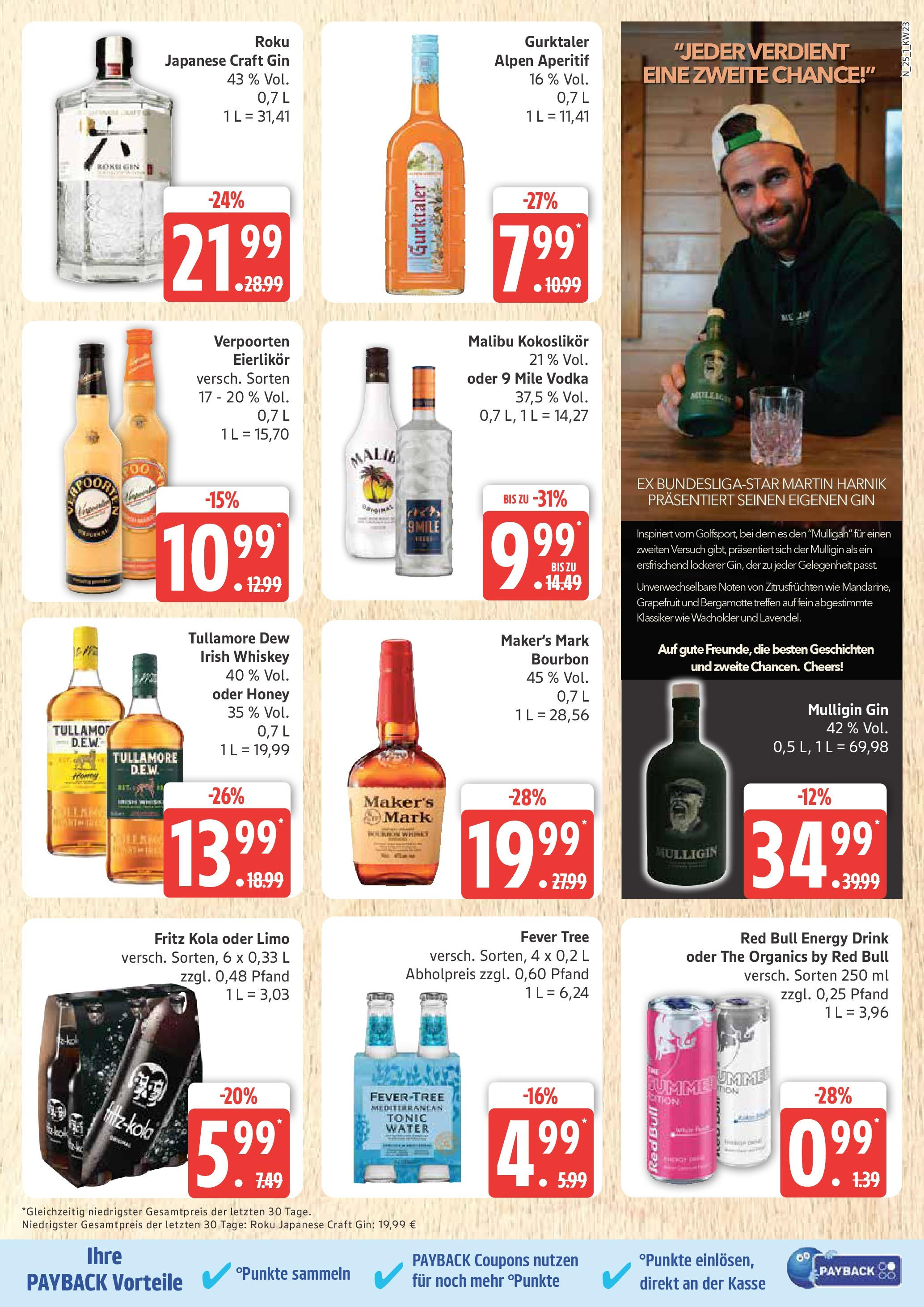 Marktkauf - Marktkauf: Wochenangebote (ab 01.06.2025) » Angebote online | Seite: 25 | Produkte: Energy, Grapefruit, Vodka, Bourbon