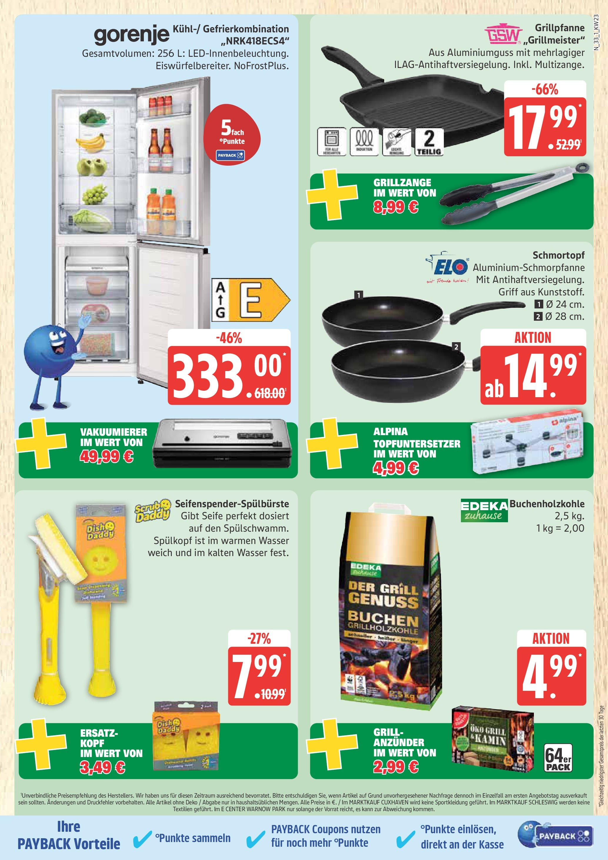 Marktkauf - Marktkauf: Wochenangebote (ab 01.06.2025) » Angebote online | Seite: 33 | Produkte: Gorenje, Grill, Seife, Wasser