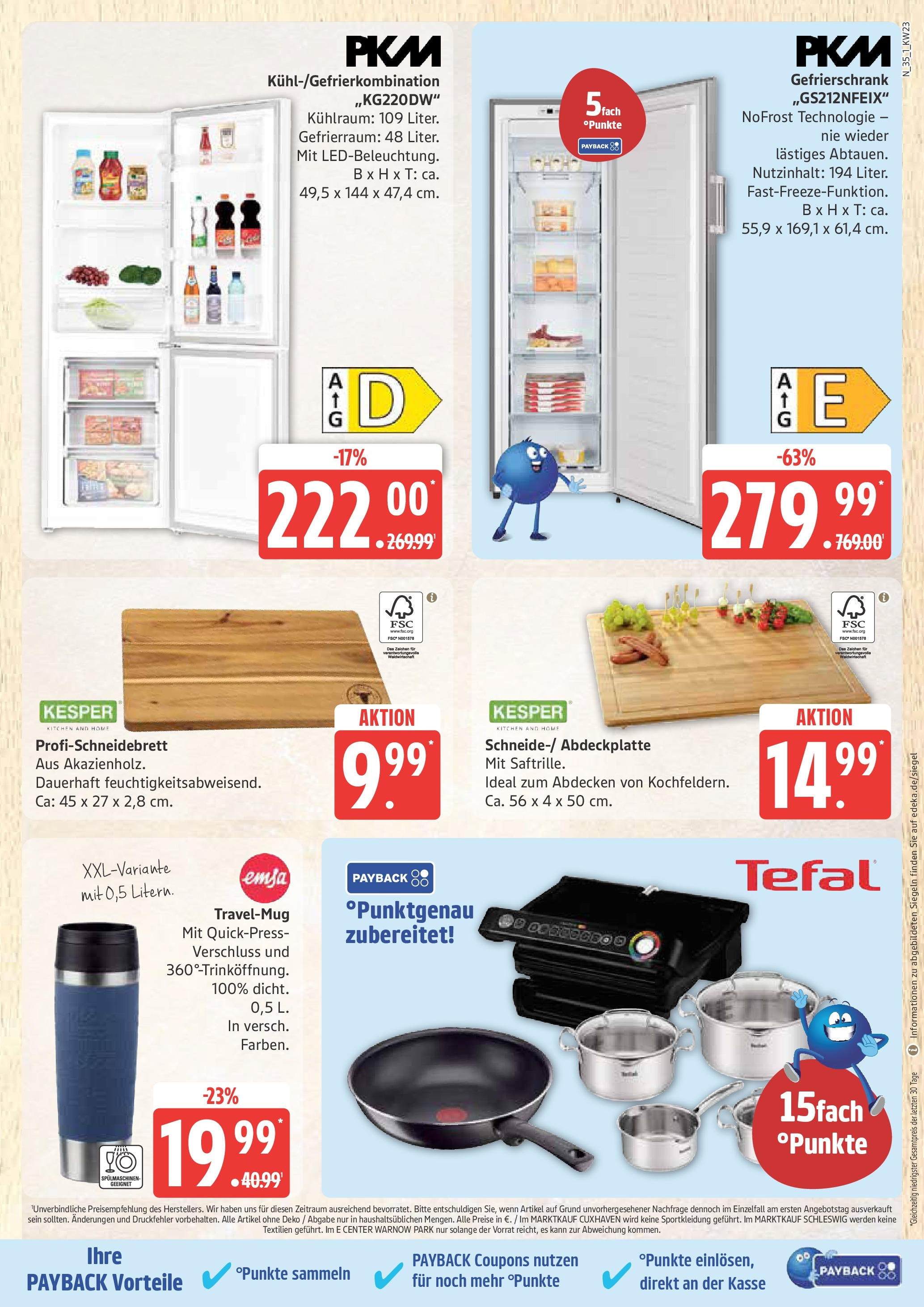 Marktkauf - Marktkauf: Wochenangebote (ab 01.06.2025) » Angebote online | Seite: 35 | Produkte: Gefrierschrank