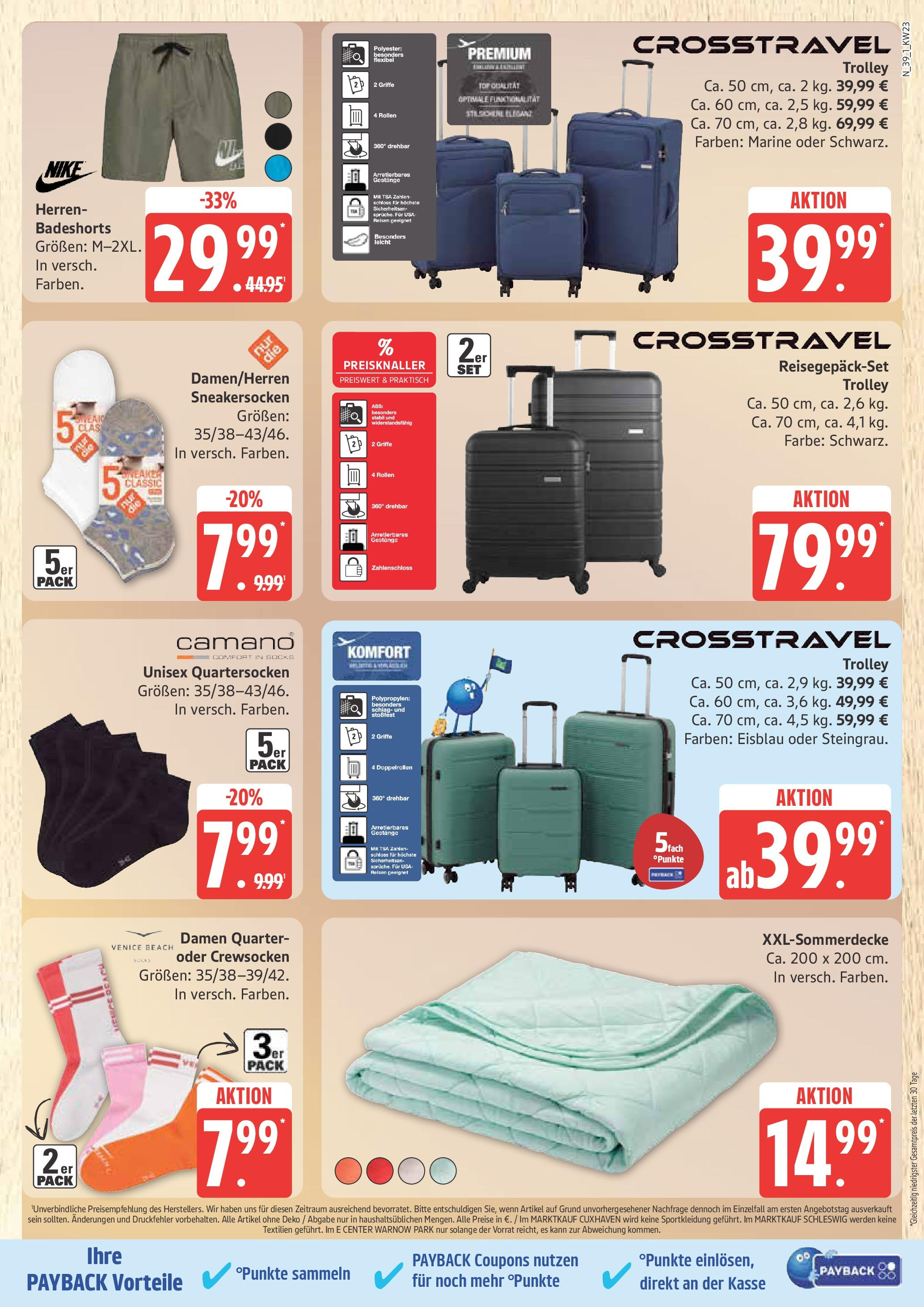 Marktkauf - Marktkauf: Wochenangebote (ab 01.06.2025) » Angebote online | Seite: 39 | Produkte: Top, Badeshorts