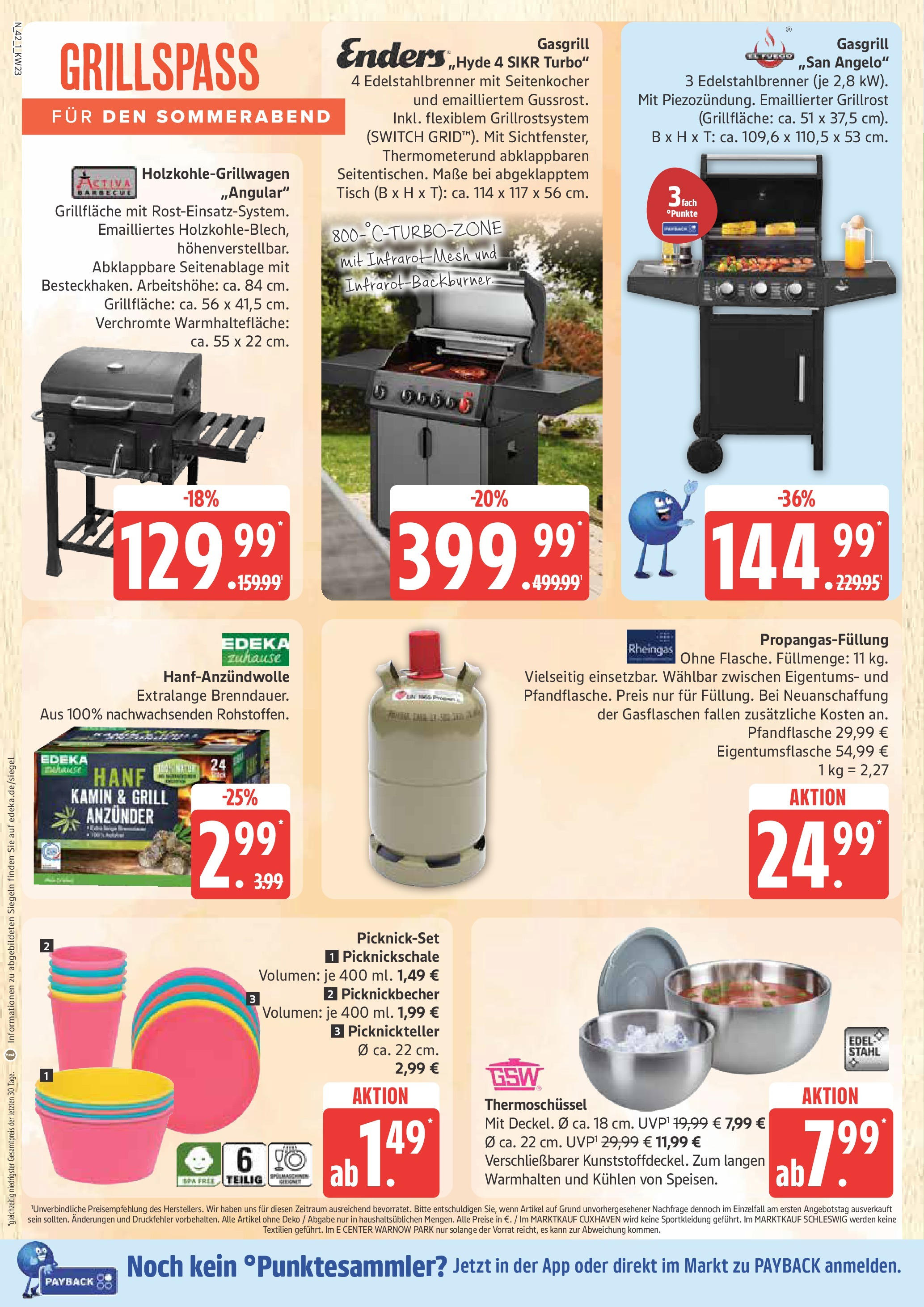 Marktkauf - Marktkauf: Wochenangebote (ab 01.06.2025) » Angebote online | Seite: 42 | Produkte: Grill, Kamin, Tisch