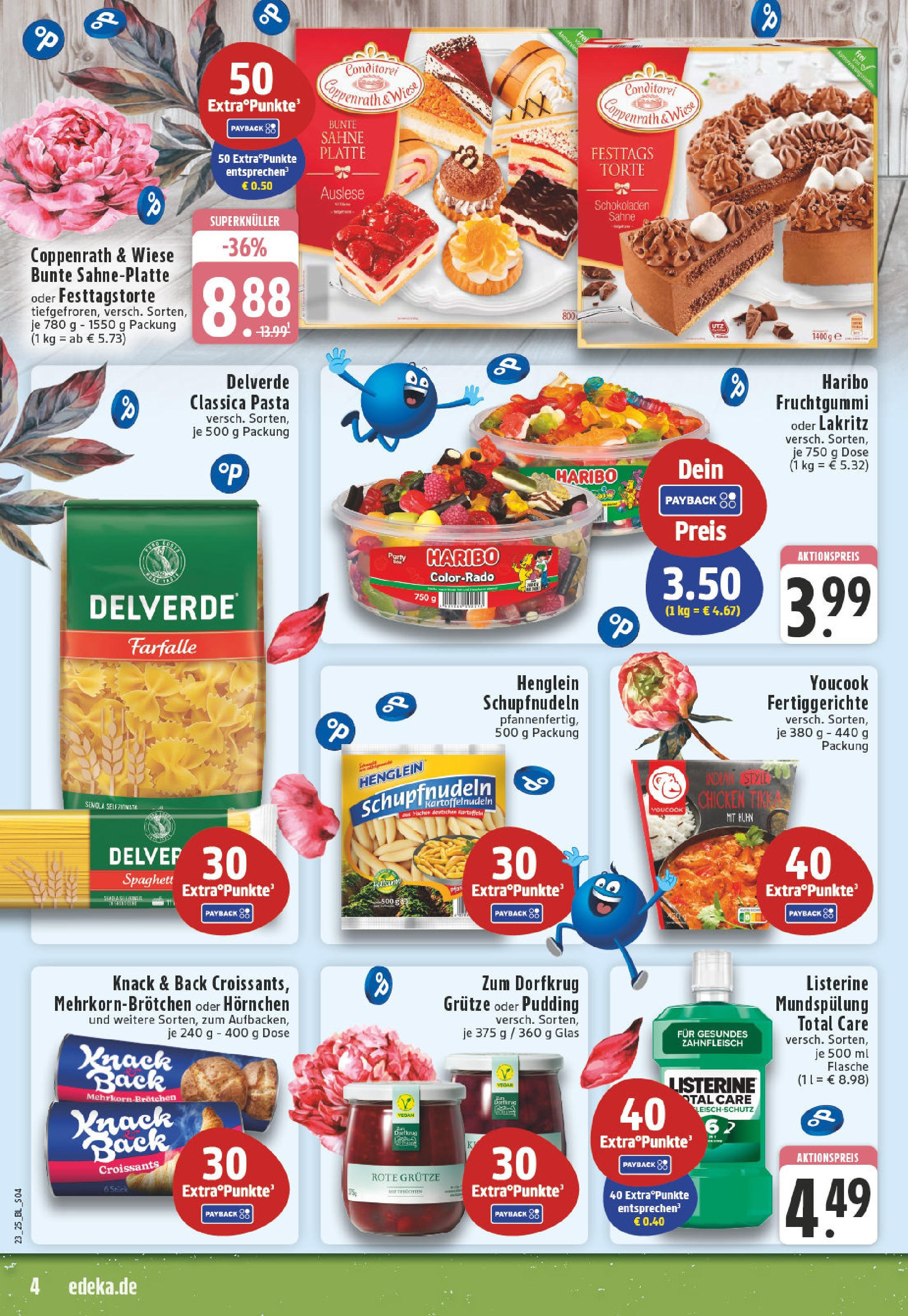 Edeka prospekt Solingen-Wald	 (ab 01.06.2025) » Angebote Online | Seite: 4 | Produkte: Youcook, Haribo, Pudding, Pasta