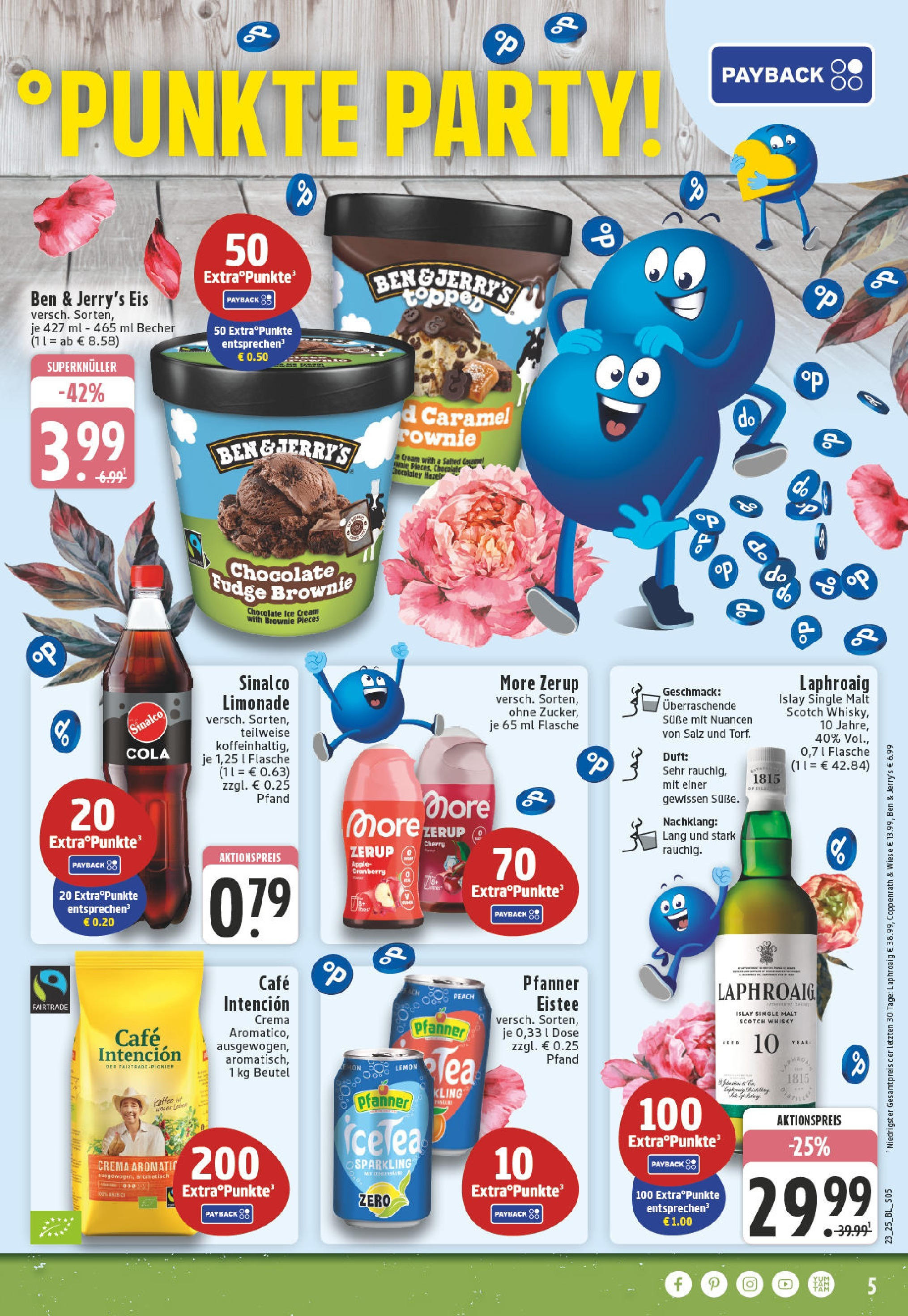 Edeka prospekt Solingen-Wald	 (ab 01.06.2025) » Angebote Online | Seite: 5 | Produkte: Pfanner eistee, Apple, Ben & Jerry's, Salz