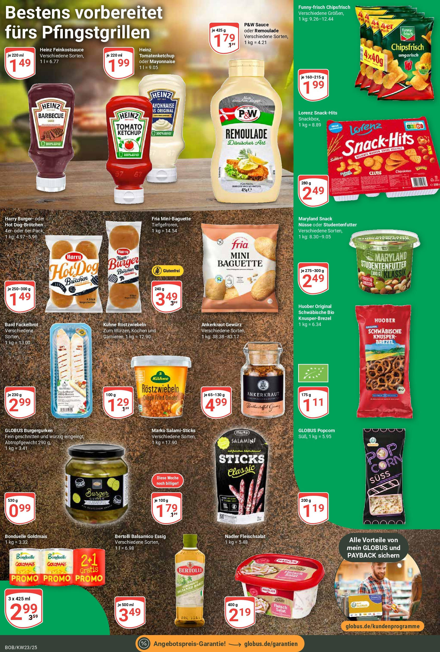 Globus prospekt Bobenheim-Roxheim	 (ab 01.06.2025) » Angebote online | Seite: 5 | Produkte: Balsamico, Burger, Mayonnaise, Fleisch