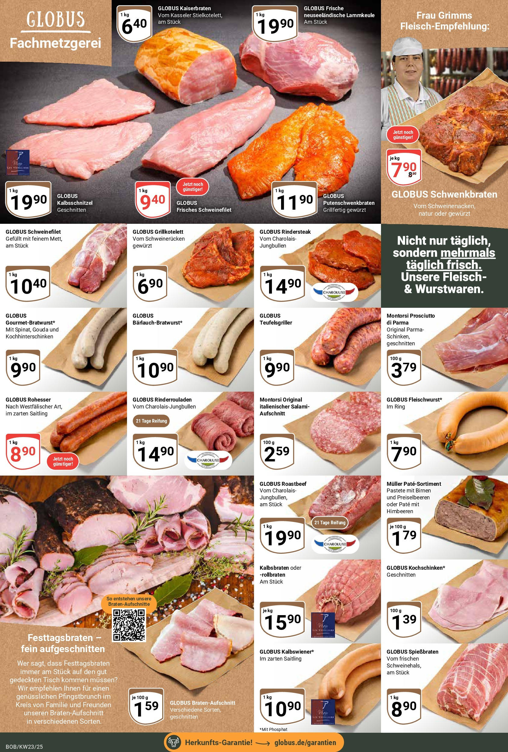 Globus prospekt Bobenheim-Roxheim	 (ab 01.06.2025) » Angebote online | Seite: 9 | Produkte: Himbeeren, Lammkeule, Gouda, Schweinefilet