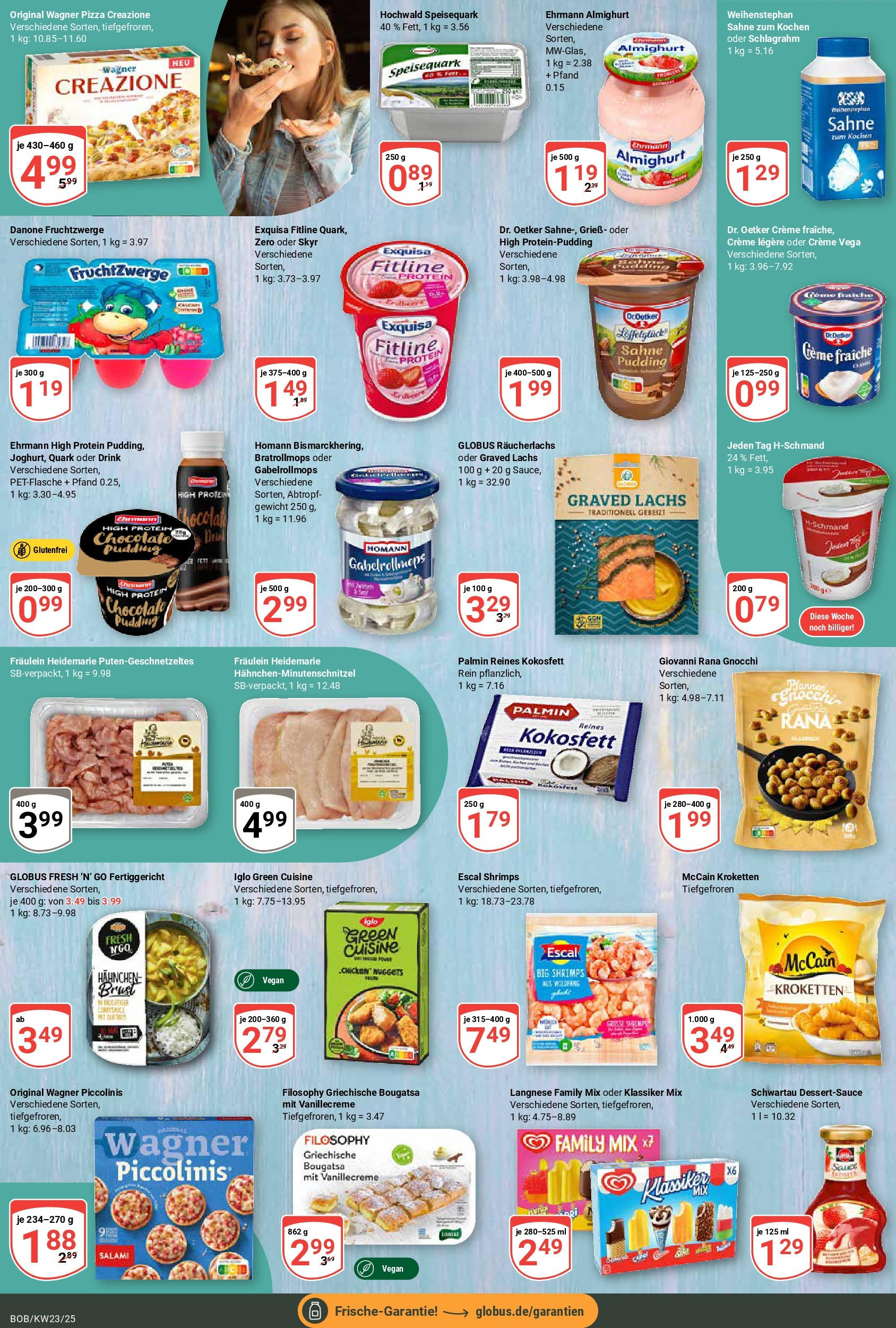 Globus prospekt Bobenheim-Roxheim	 (ab 01.06.2025) » Angebote online | Seite: 11 | Produkte: Hahnchen, Lachs, Piccolinis, Salami