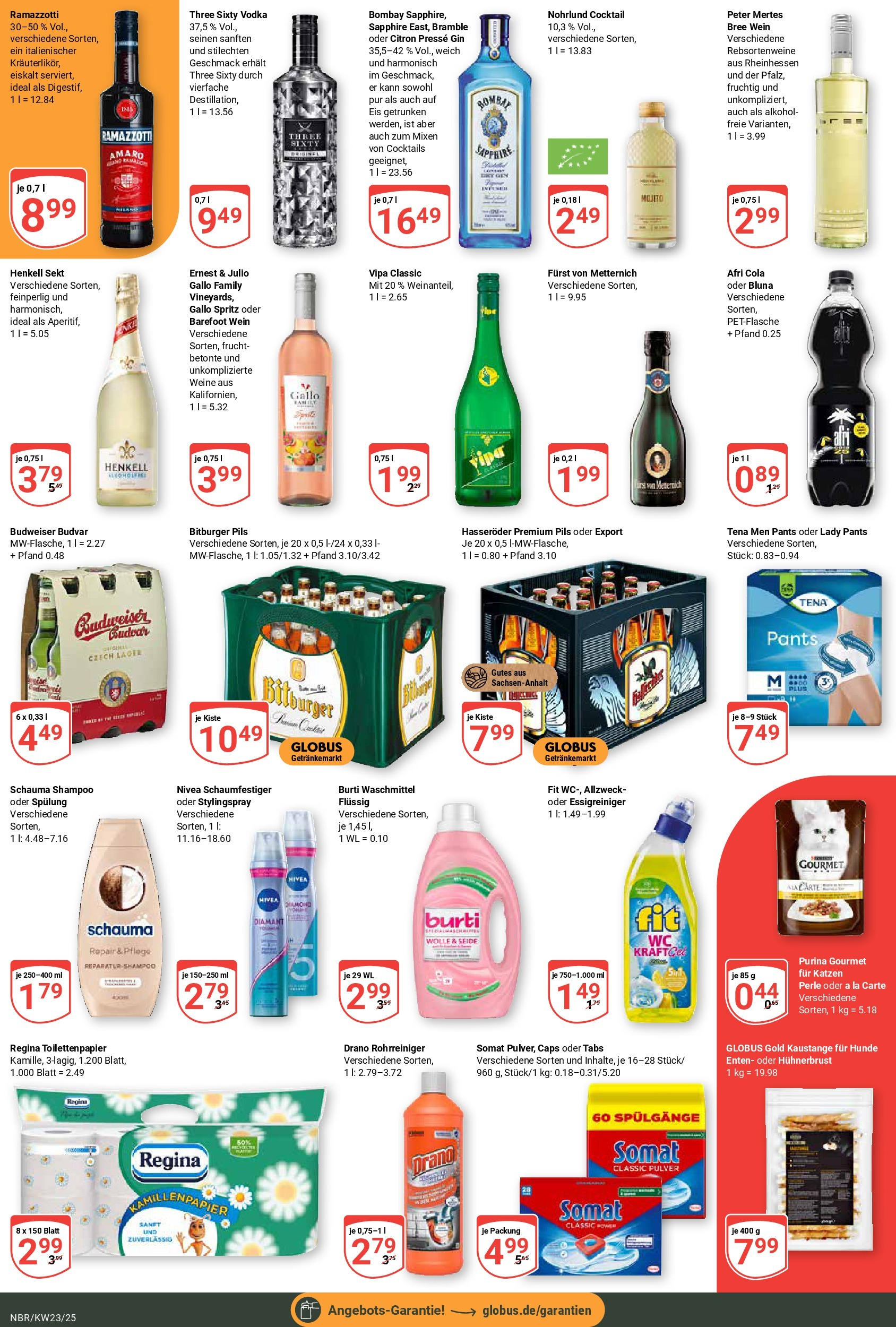 Globus prospekt Neubrandenburg	 (ab 01.06.2025) » Angebote online | Seite: 3 | Produkte: Schauma shampoo, Spülung, Wein, Eis