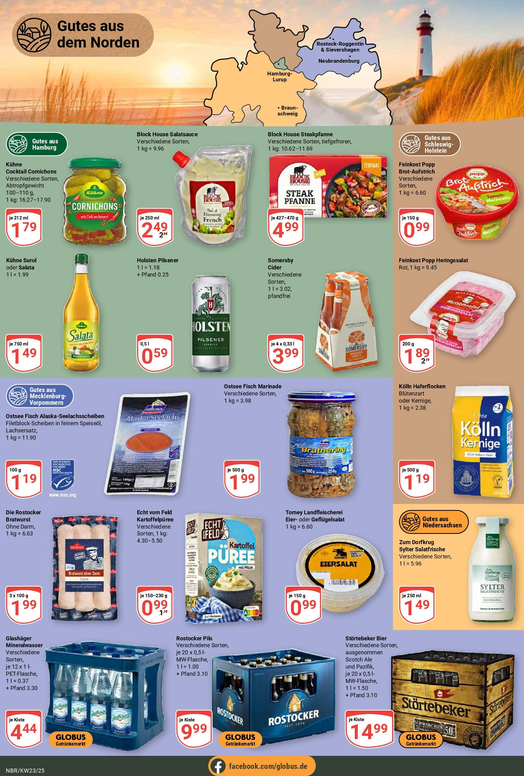 Globus prospekt Neubrandenburg	 (ab 01.06.2025) » Angebote online | Seite: 15 | Produkte: Kolln haferflocken, Eier, Dressing, Brot