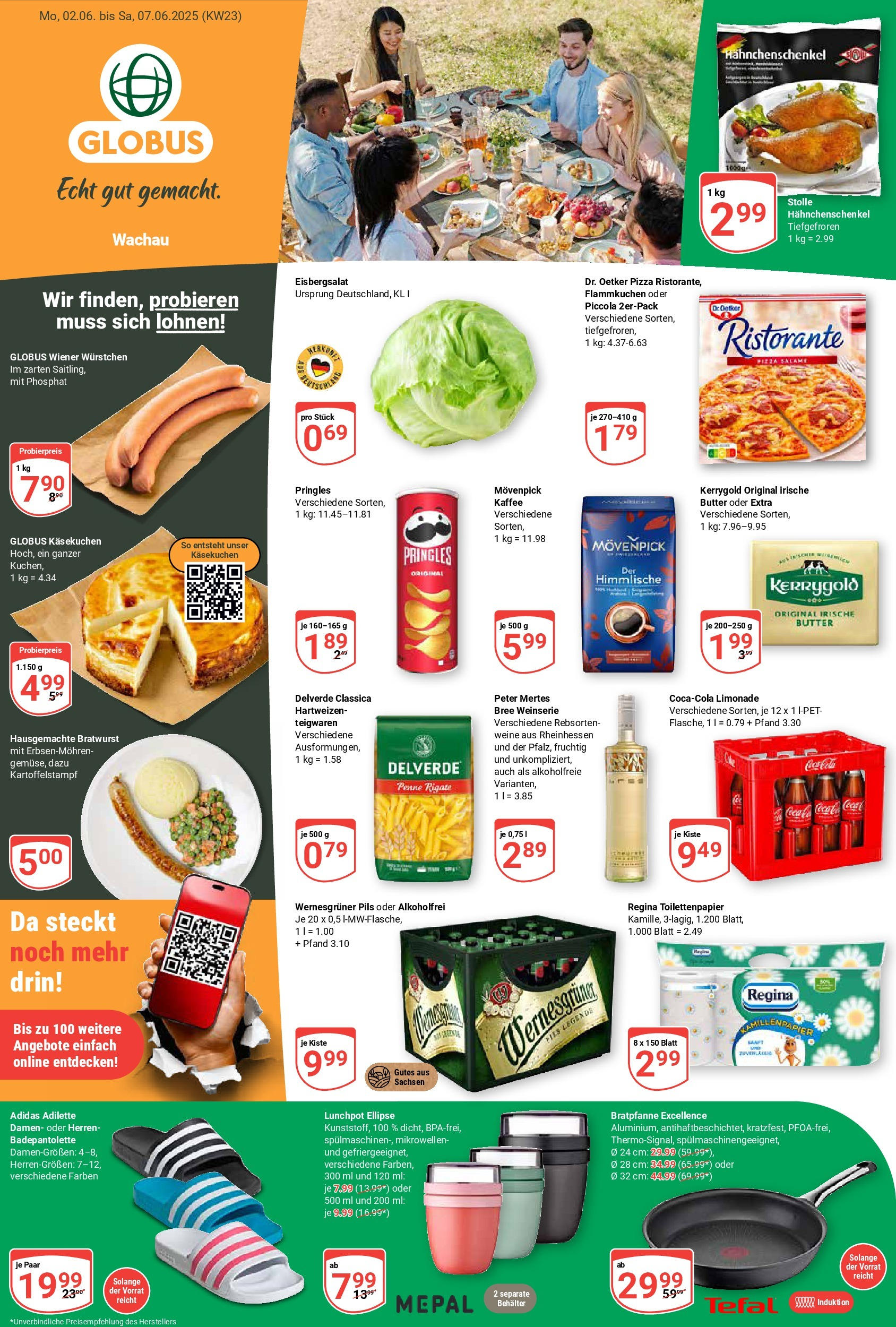 Globus prospekt Markkleeberg	 (ab 01.06.2025) » Angebote online | Seite: 1 | Produkte: Ristorante, Pasta, Kuchen, Toilettenpapier