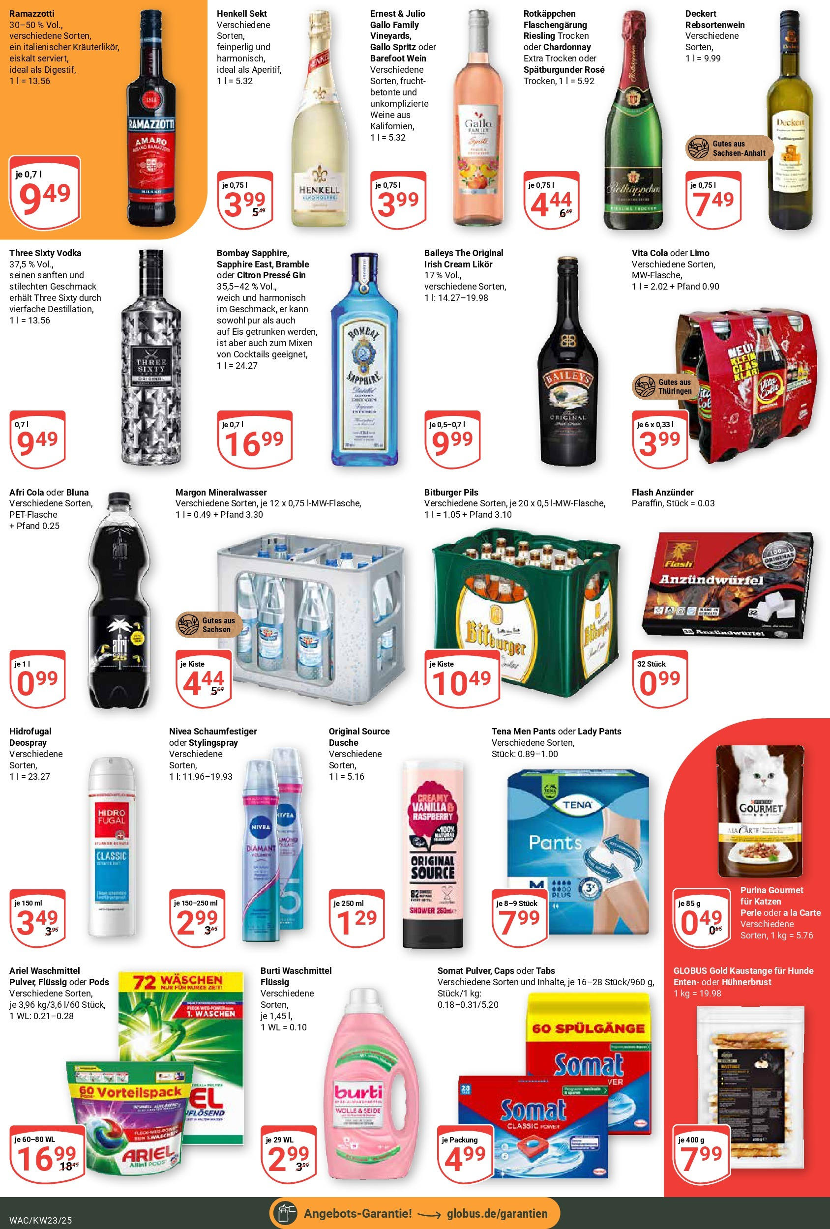Globus prospekt Markkleeberg	 (ab 01.06.2025) » Angebote online | Seite: 3 | Produkte: Bitburger, Presse, Ariel, Vita cola