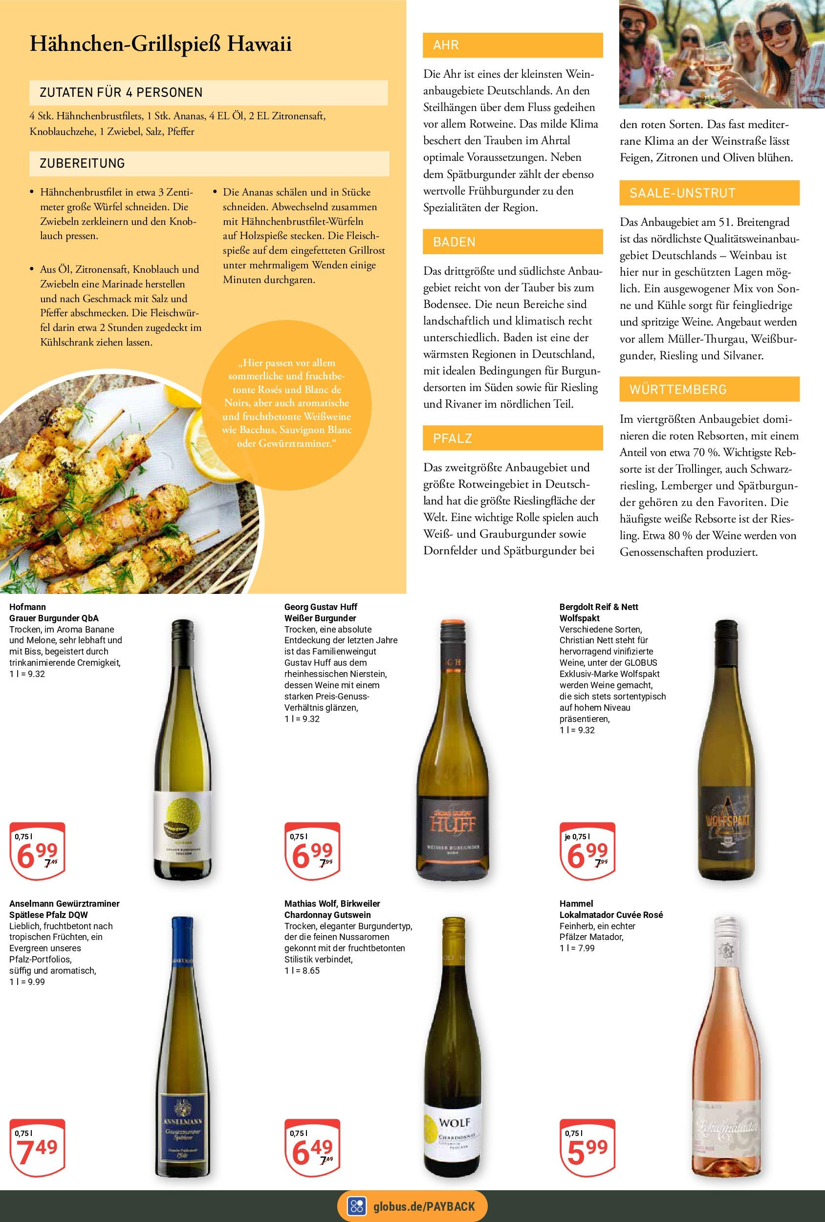 Globus prospekt Freilassing	 (ab 01.06.2025) » Angebote online | Seite: 26 | Produkte: Trauben, Kühlschrank, Wein, Fleisch