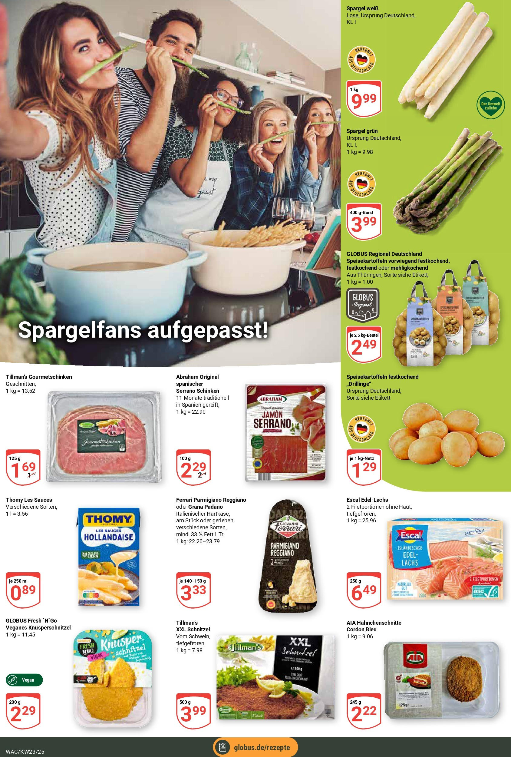 Globus prospekt Markkleeberg	 (ab 01.06.2025) » Angebote online | Seite: 5 | Produkte: Thomy les sauces, Schnitzel, Lachs, Serrano schinken