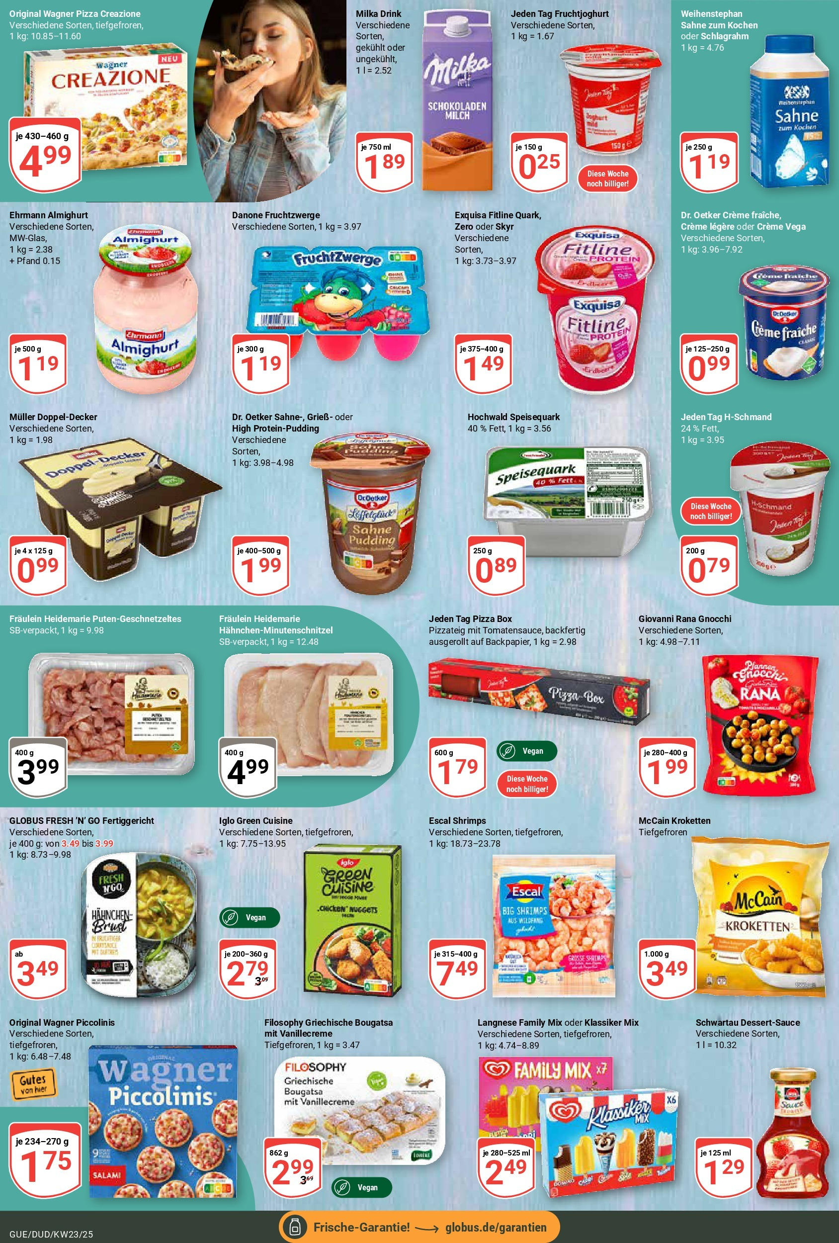 Globus prospekt Saarbrücken-Dudweiler	 (ab 01.06.2025) » Angebote online | Seite: 12 | Produkte: Quark, Box, Fruchtjoghurt, Exquisa