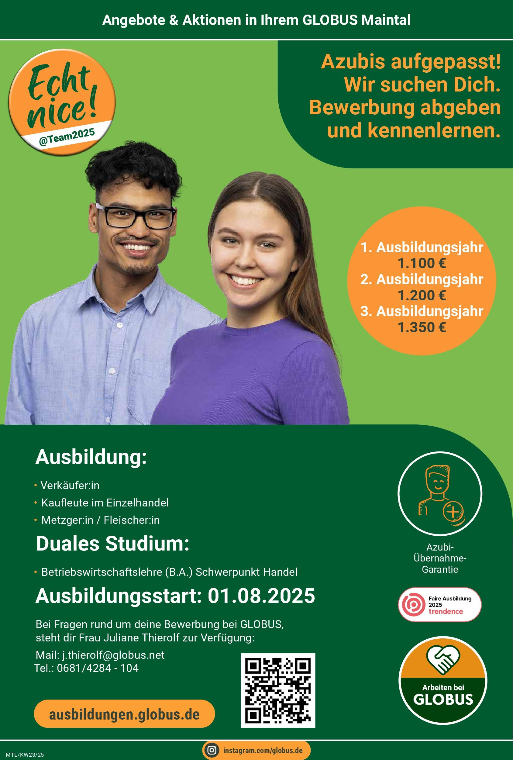 Globus prospekt Maintal-Dörnigheim	 (ab 01.06.2025) » Angebote online | Seite: 23
