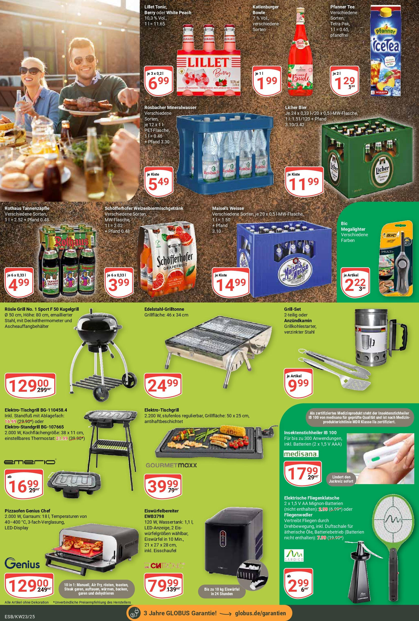 Globus - Globus: Wochenangebote (ab 01.06.2025) » Angebote online | Seite: 6 | Produkte: Batterien, Bier, Tee, Eis