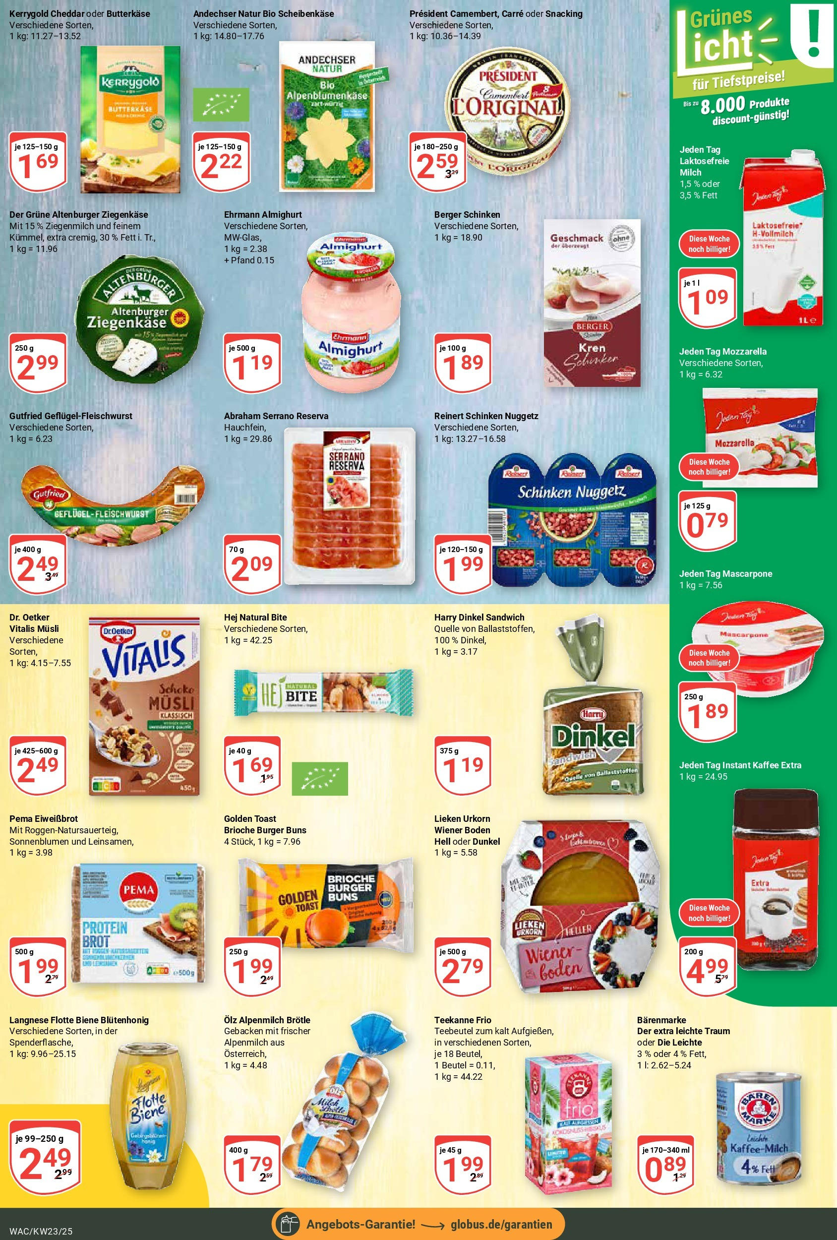 Globus prospekt Markkleeberg	 (ab 01.06.2025) » Angebote online | Seite: 10 | Produkte: Mascarpone, Toast, Ziegenkäse, Schinken