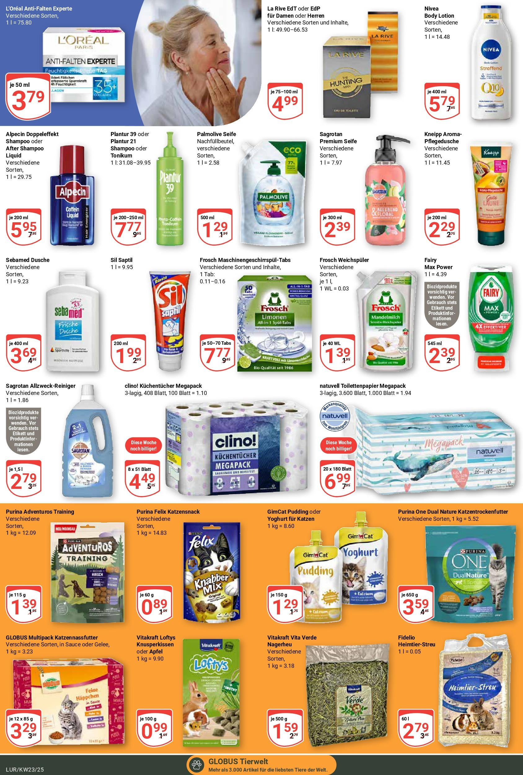 Globus prospekt Hamburg	 (ab 02.06.2025) » Angebote online | Seite: 15 | Produkte: Dusche, Äpfel, Seife, Weichspüler