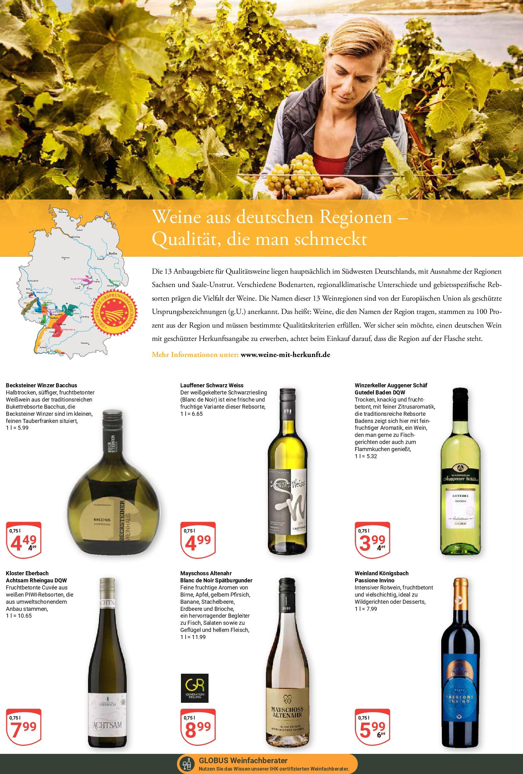 Globus prospekt Freilassing	 (ab 01.06.2025) » Angebote online | Seite: 25 | Produkte: Weißwein, Fisch, Wein