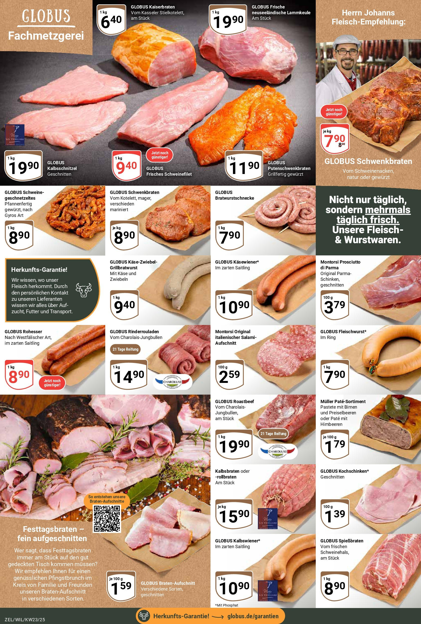 Globus prospekt Zell/mosel	 (ab 01.06.2025) » Angebote online | Seite: 7 | Produkte: Lammkeule, Roastbeef, Schweinefilet, Zwiebeln