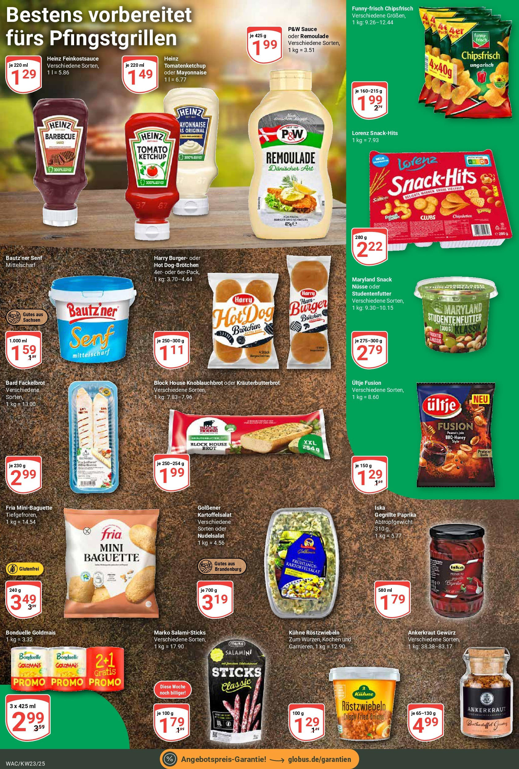 Globus prospekt Markkleeberg	 (ab 01.06.2025) » Angebote online | Seite: 19 | Produkte: Baguette, Mayonnaise, Ketchup, Nüsse