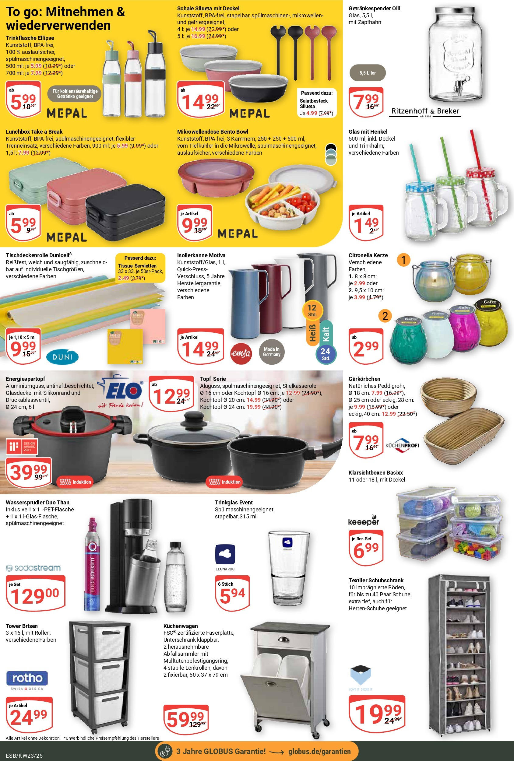 Globus - Globus: Wochenangebote (ab 01.06.2025) » Angebote online | Seite: 17 | Produkte: Box, Unterschrank, Sodastream