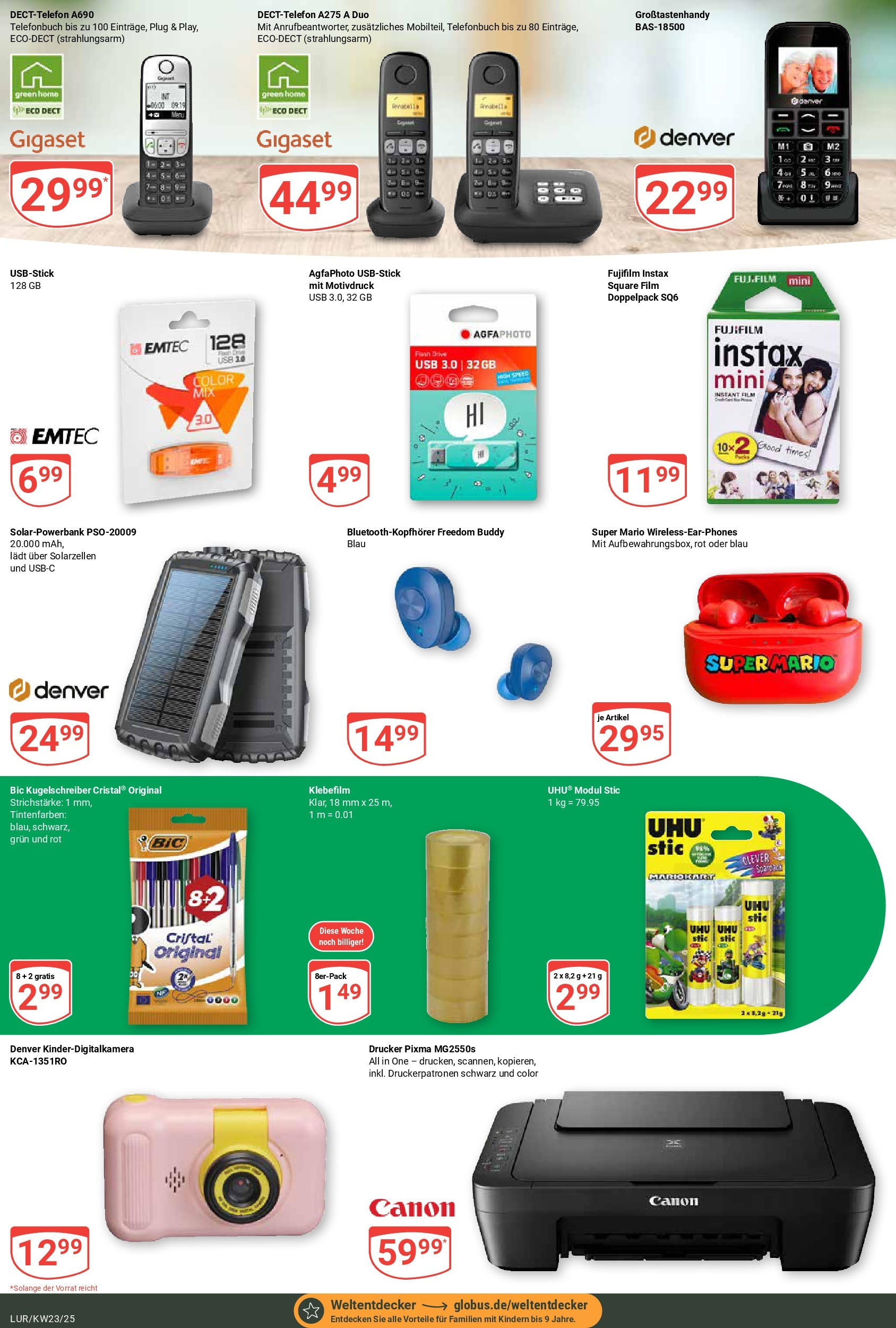 Globus prospekt Hamburg	 (ab 02.06.2025) » Angebote online | Seite: 22 | Produkte: USB, Drucker