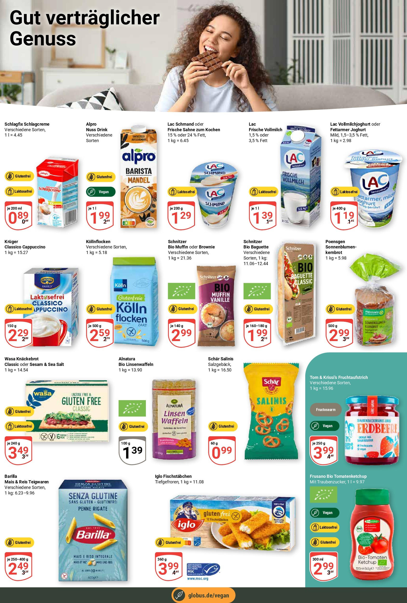 Globus prospekt Saarbrücken-Dudweiler	 (ab 01.06.2025) » Angebote online | Seite: 33 | Produkte: Kolln, Barilla, Pasta, Sahne