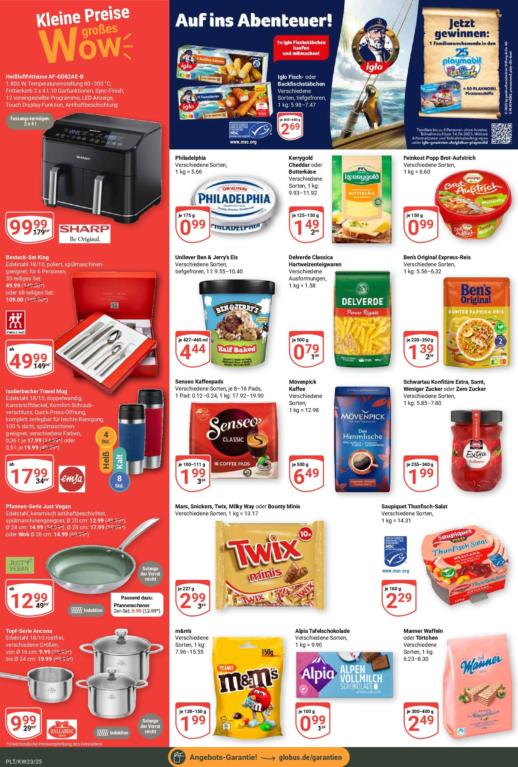 Globus prospekt Plattling	 (ab 01.06.2025) » Angebote online | Seite: 2 | Produkte: Kaffeepads, Twix, Ben & Jerry's, Eis