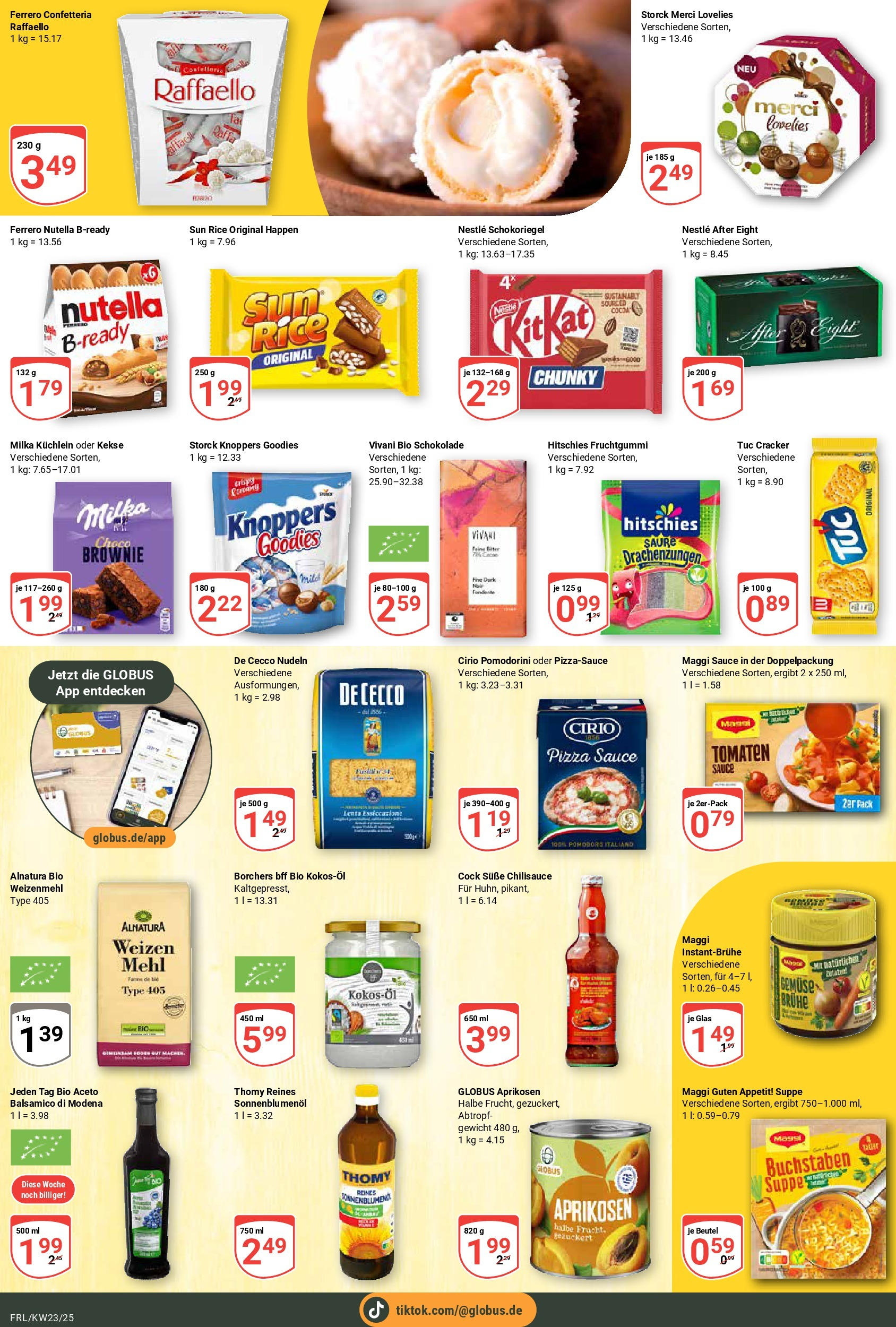 Globus prospekt Freilassing	 (ab 01.06.2025) » Angebote online | Seite: 12 | Produkte: Mehl, Weizenmehl, Nutella, Knoppers