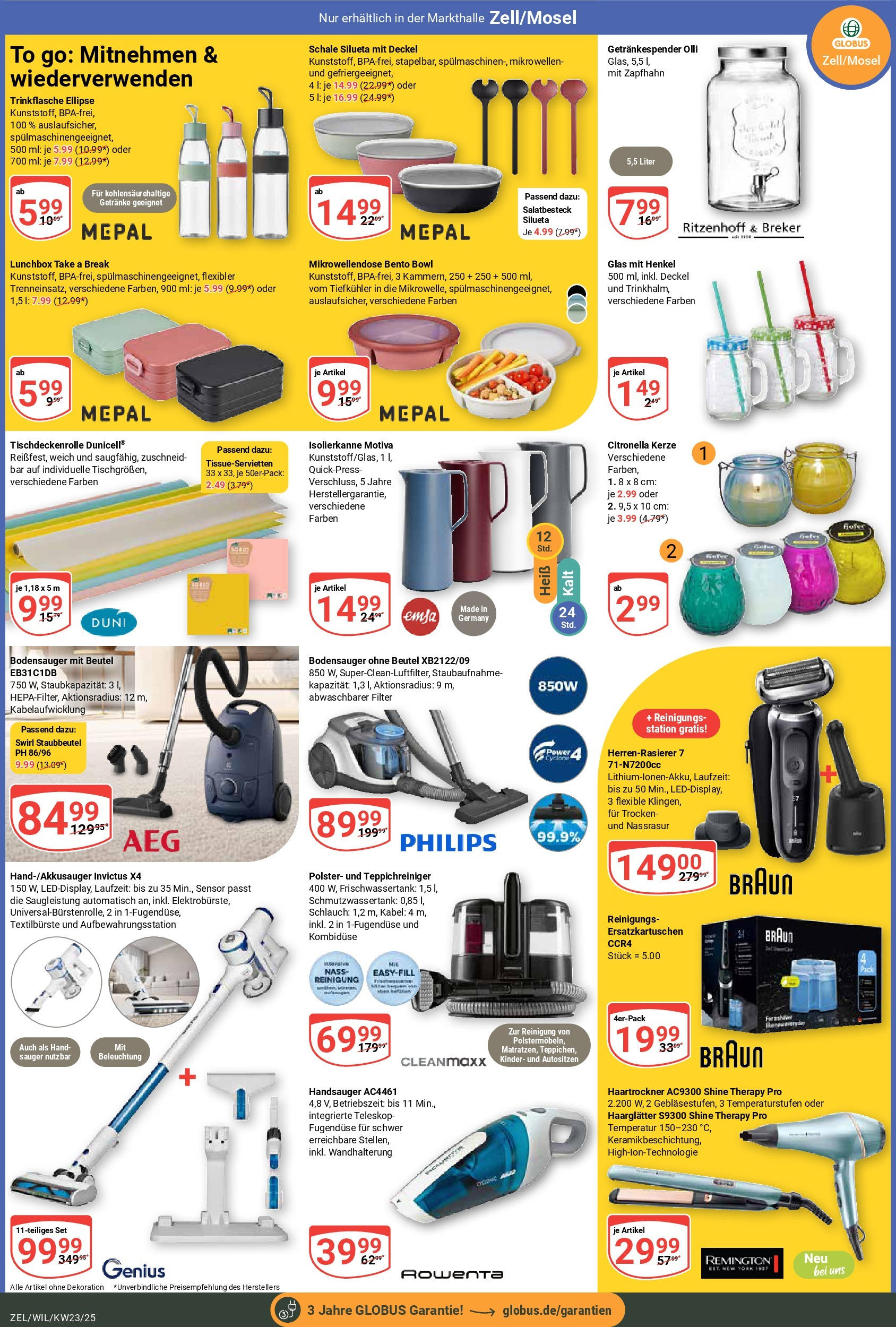 Globus prospekt Zell/mosel	 (ab 01.06.2025) » Angebote online | Seite: 20 | Produkte: Kabel, Haartrockner, Haarglätter, Box
