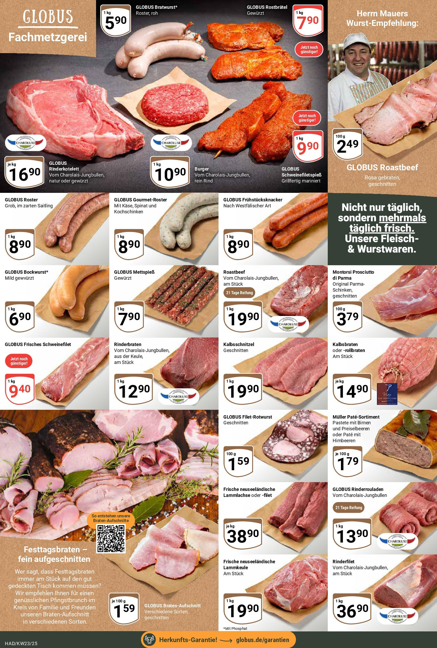Globus prospekt Halle (saale)	 (ab 01.06.2025) » Angebote online | Seite: 10 | Produkte: Tisch, Burger, Roastbeef, Fleisch