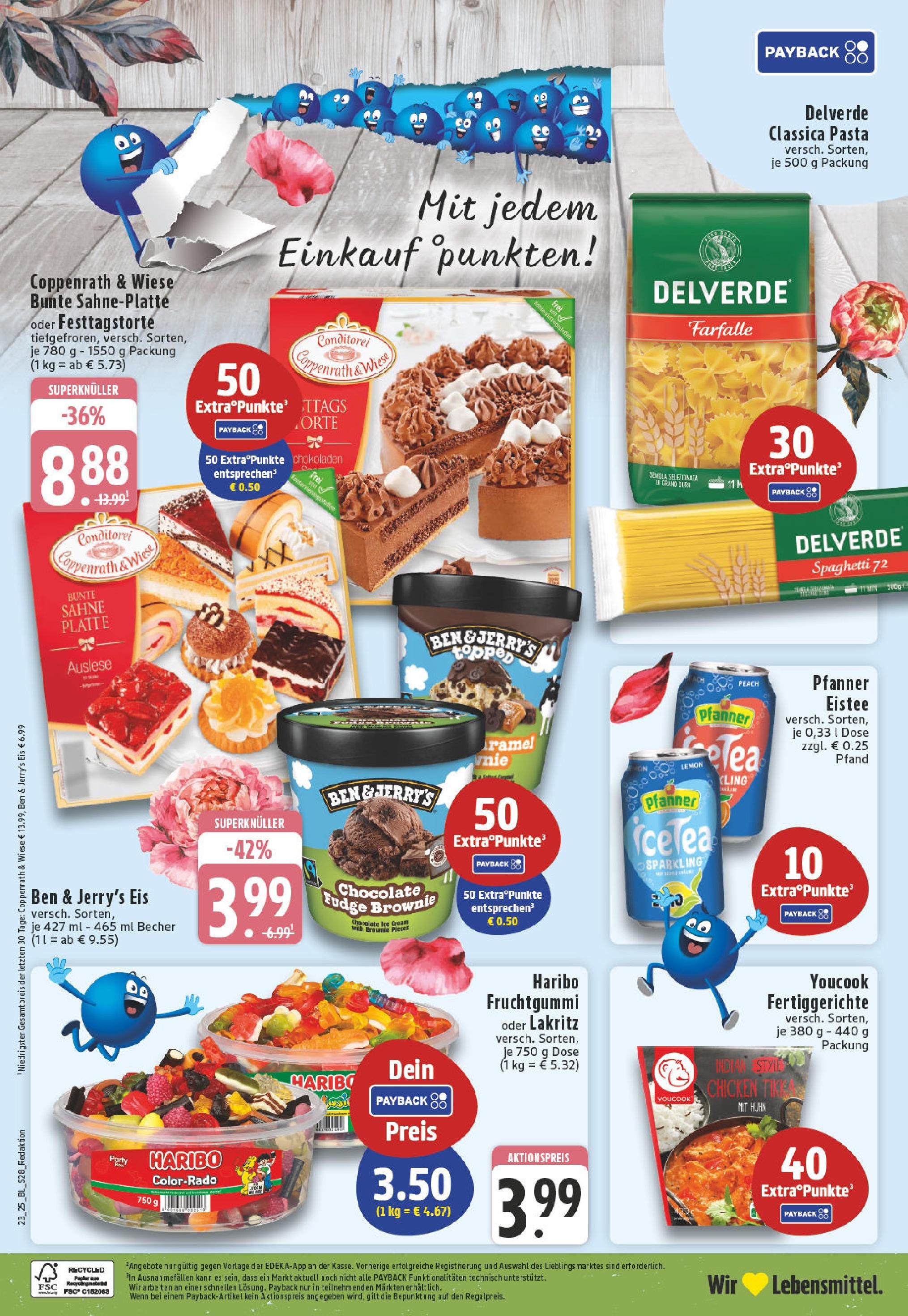Edeka prospekt Solingen-Wald	 (ab 01.06.2025) » Angebote Online | Seite: 28 | Produkte: Youcook, Pfanner eistee, Pasta, Sahne