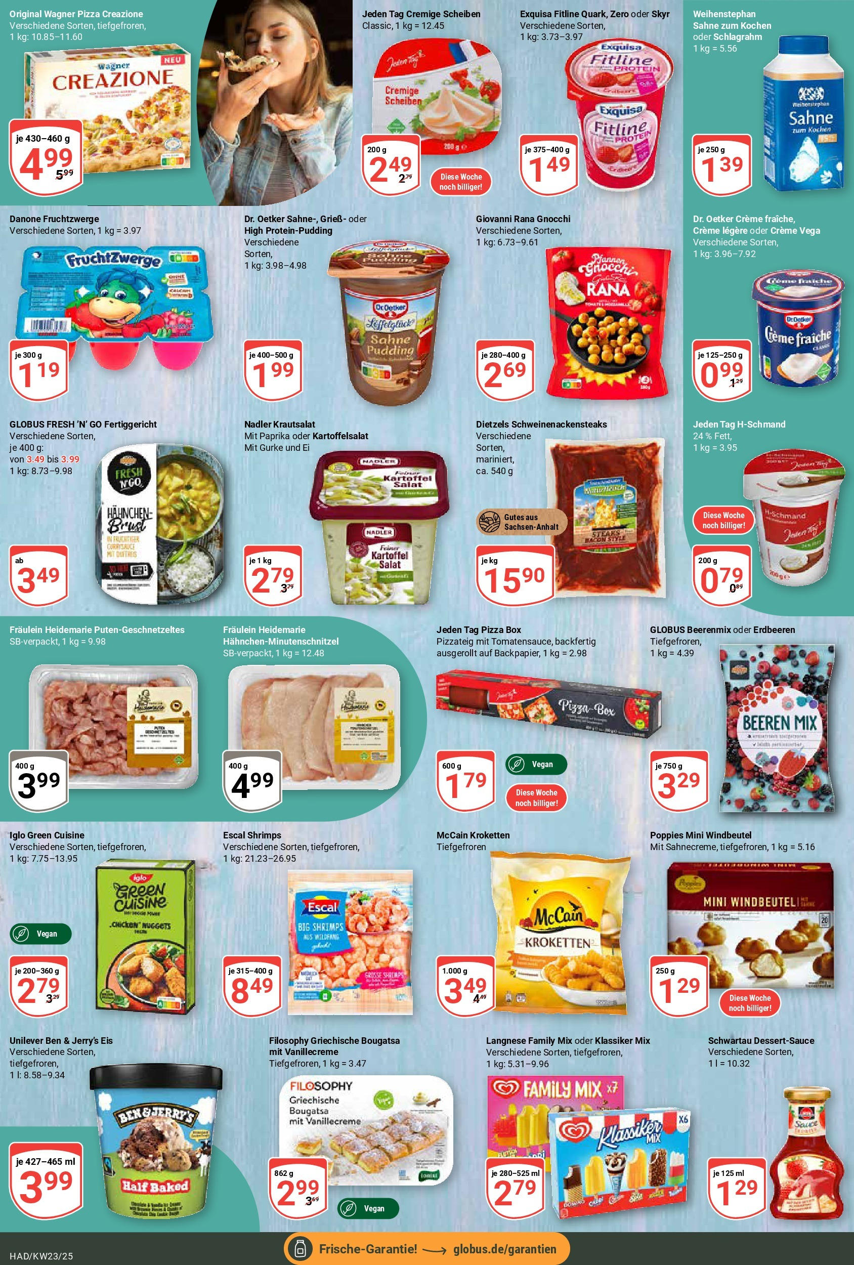 Globus prospekt Halle (saale)	 (ab 01.06.2025) » Angebote online | Seite: 12 | Produkte: Creme, Skyr, Ben & Jerry's, Sahne
