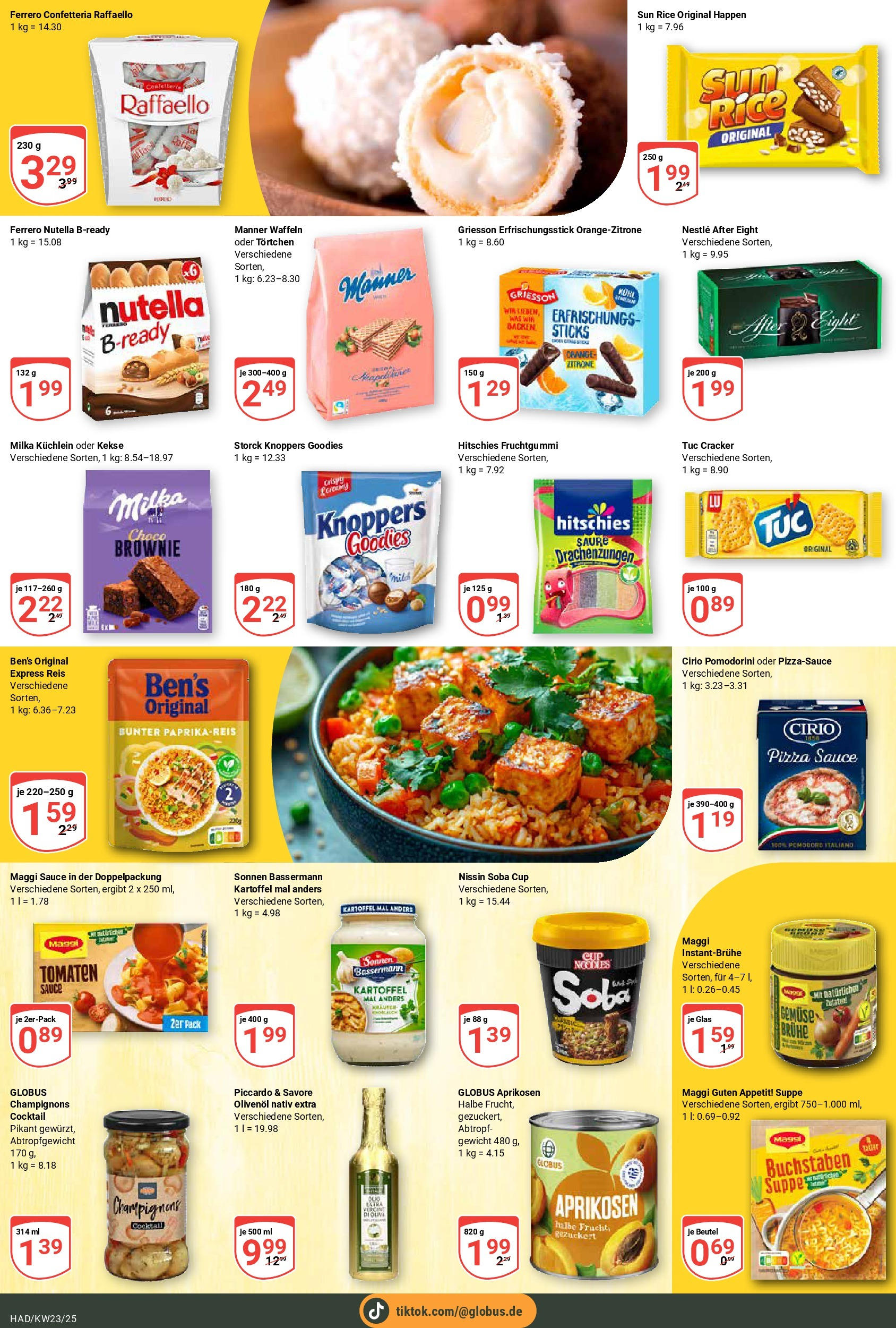 Globus prospekt Halle (saale)	 (ab 01.06.2025) » Angebote online | Seite: 14 | Produkte: Milka, Champignons, Pizza, Reis
