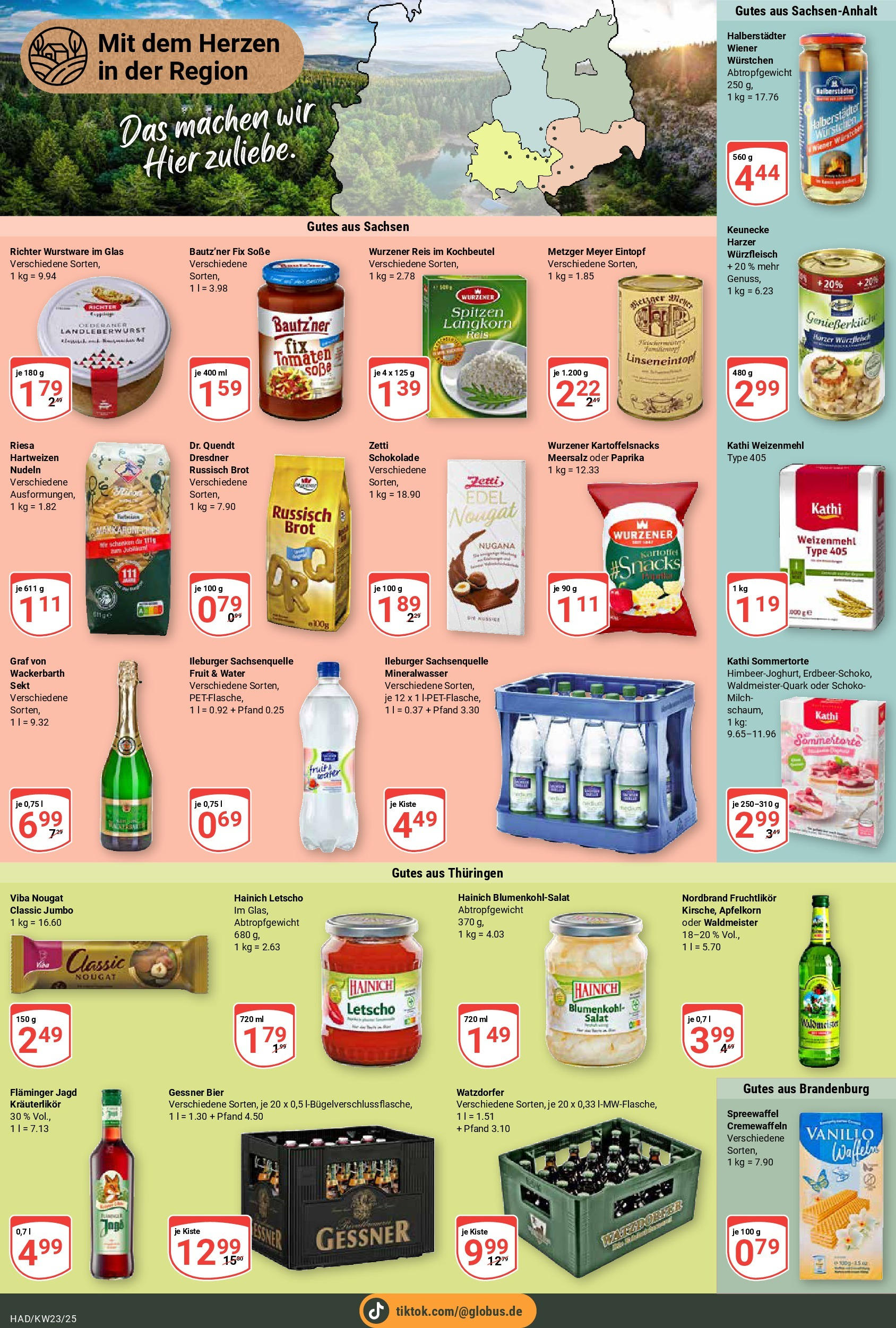 Globus prospekt Halle (saale)	 (ab 01.06.2025) » Angebote online | Seite: 19 | Produkte: Milch, Schokolade, Sekt, Weizenmehl
