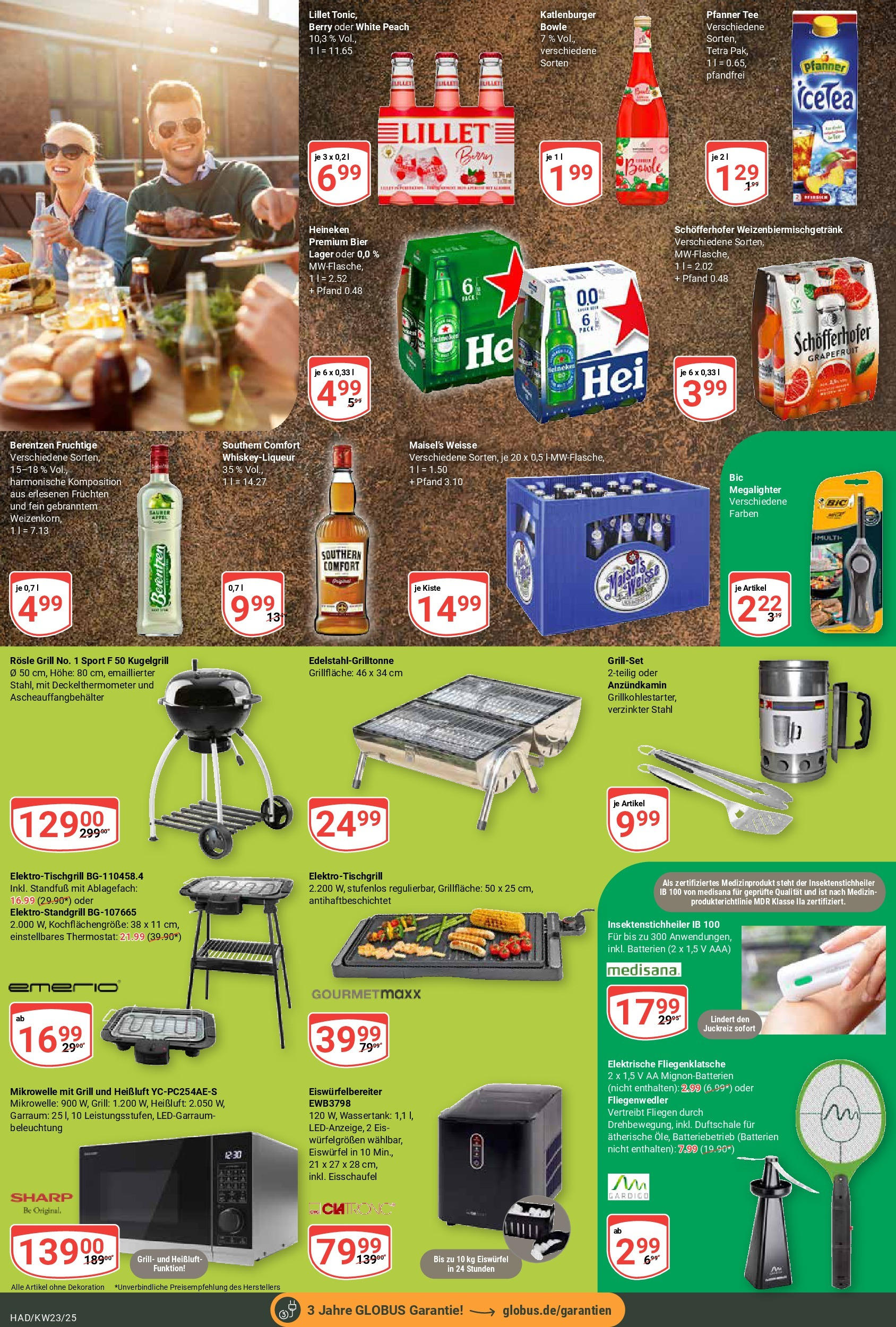 Globus prospekt Halle (saale)	 (ab 01.06.2025) » Angebote online | Seite: 22 | Produkte: Heineken, Grapefruit, Eis, Berentzen