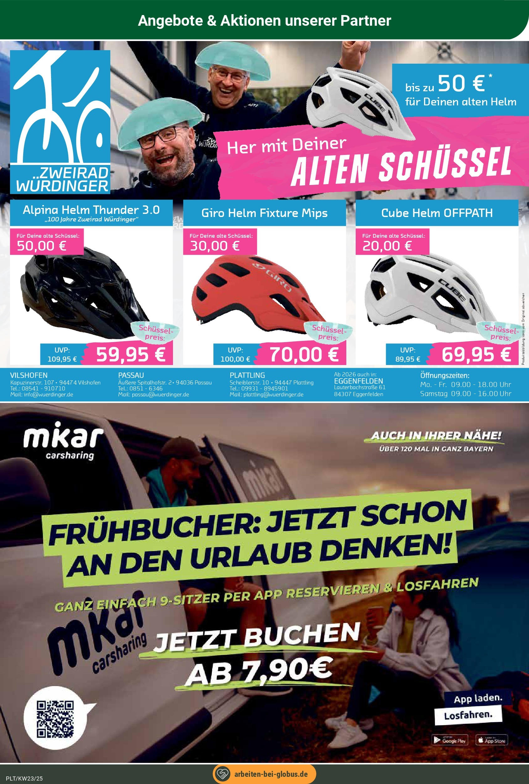 Globus prospekt Plattling	 (ab 01.06.2025) » Angebote online | Seite: 23 | Produkte: Uhr