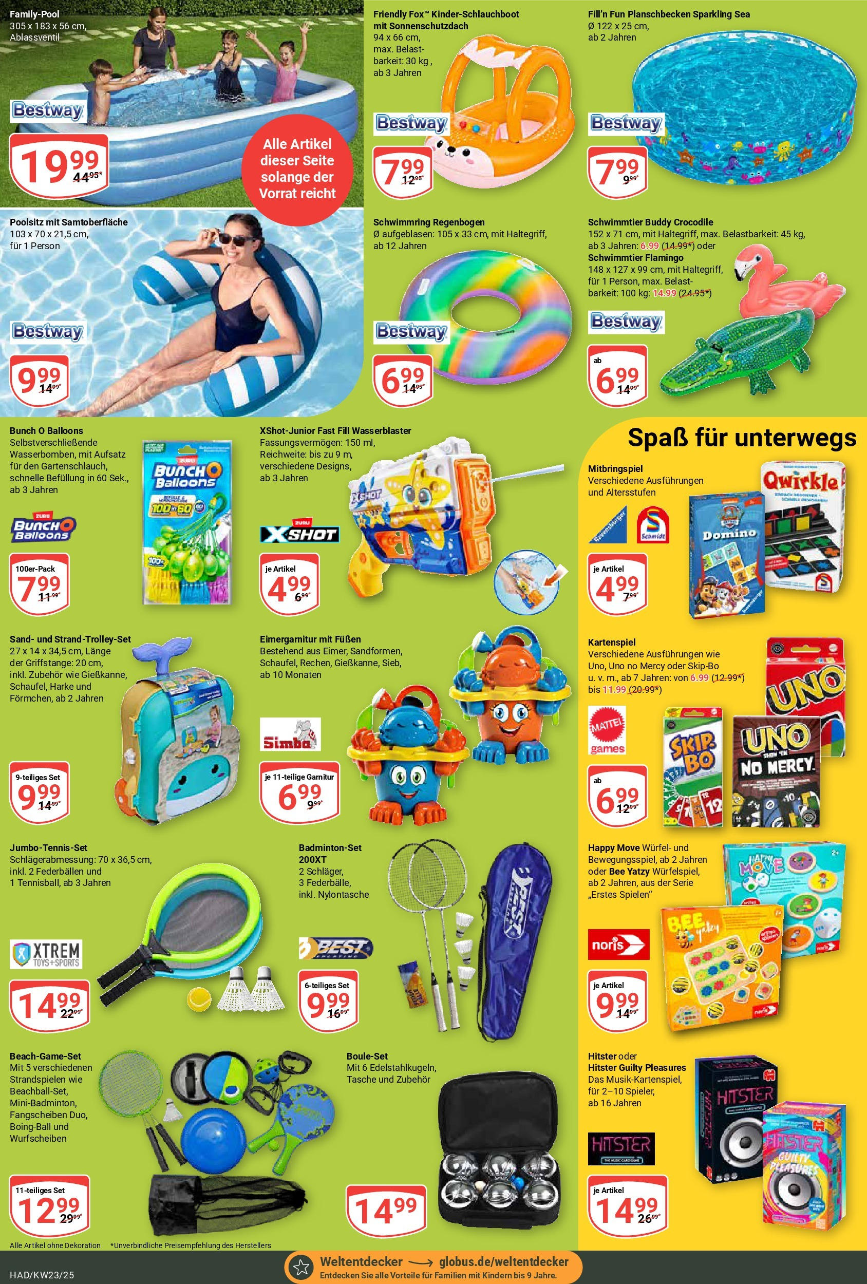 Globus prospekt Halle (saale)	 (ab 01.06.2025) » Angebote online | Seite: 25 | Produkte: Tasche, Badmintonset