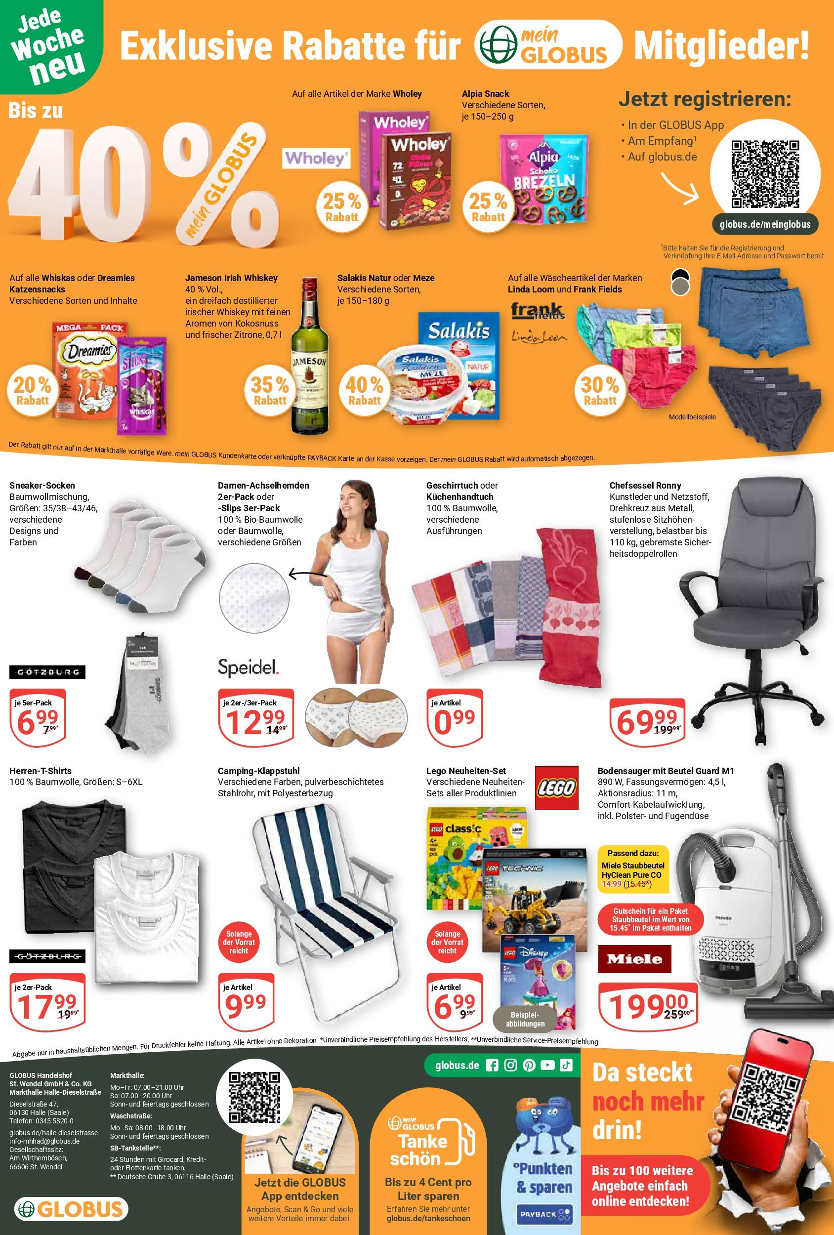 Globus prospekt Halle (saale)	 (ab 01.06.2025) » Angebote online | Seite: 30 | Produkte: T-Shirt, Jameson, Salakis, Whiskey