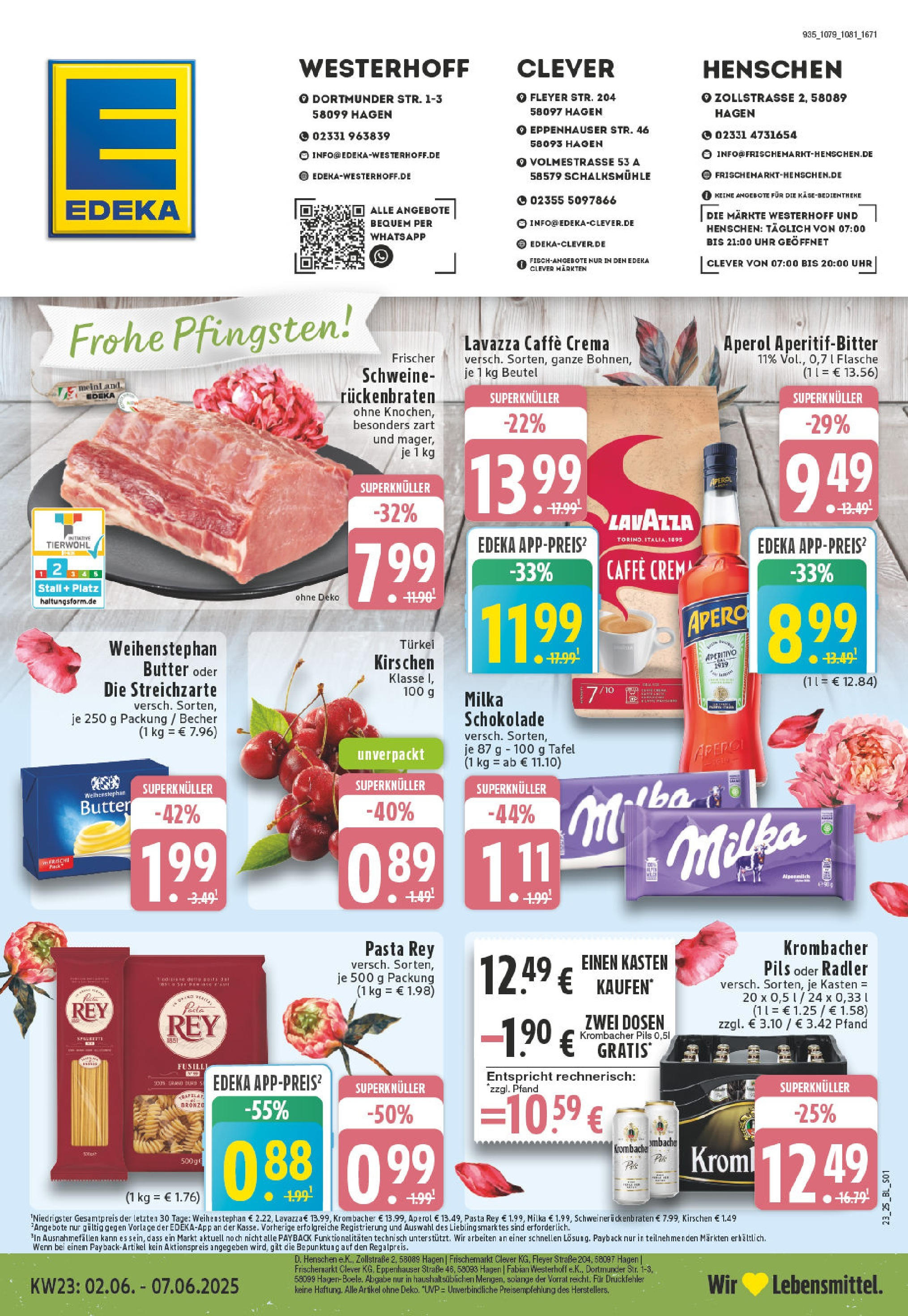 EDEKA Prospekt ab 01.06.2025 - Prospekt Hagen-Eppenhausen Online