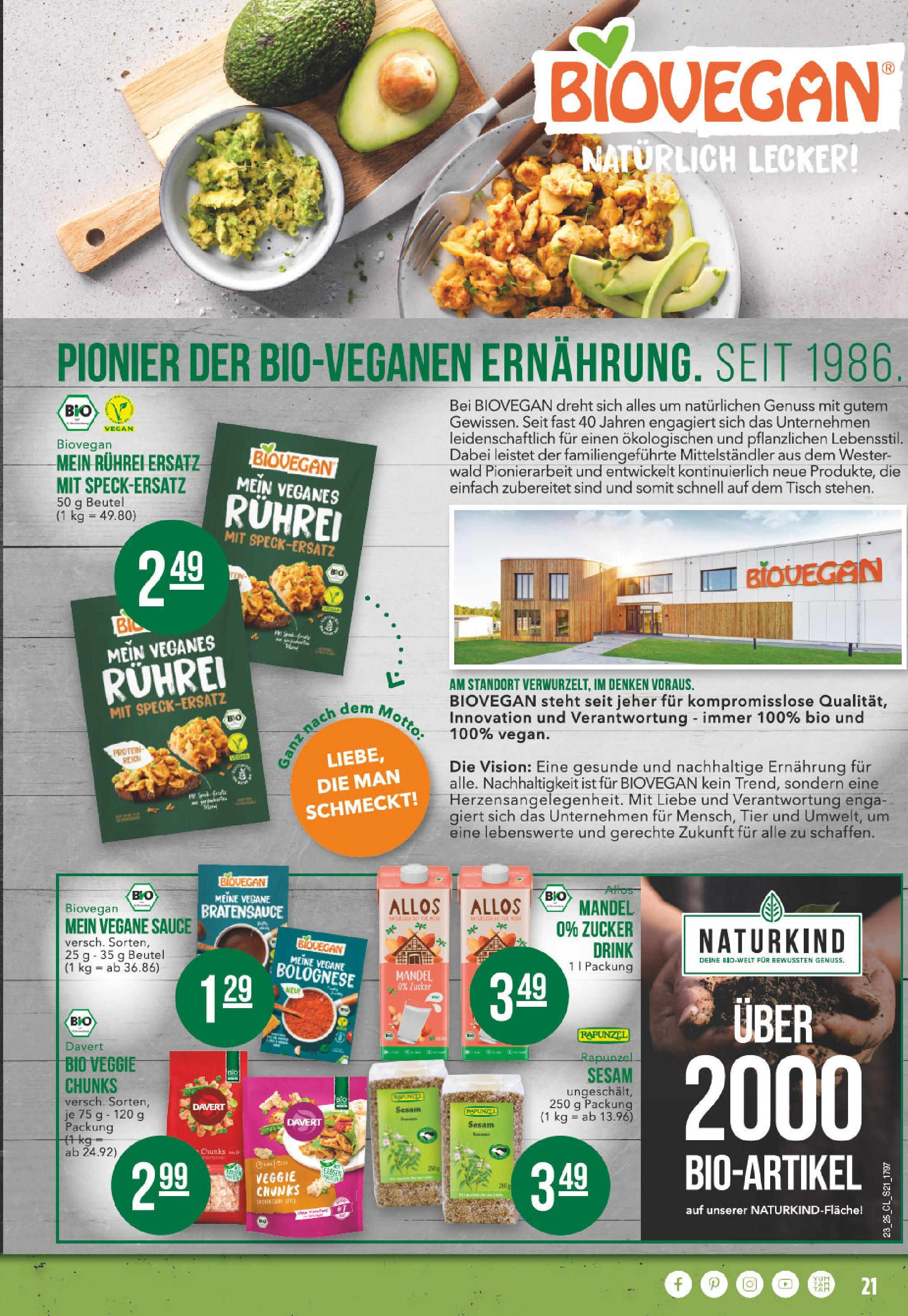 Edeka prospekt Bielefeld	 (ab 01.06.2025) » Angebote Online | Seite: 21 | Produkte: Tisch, Zucker, Erbsen