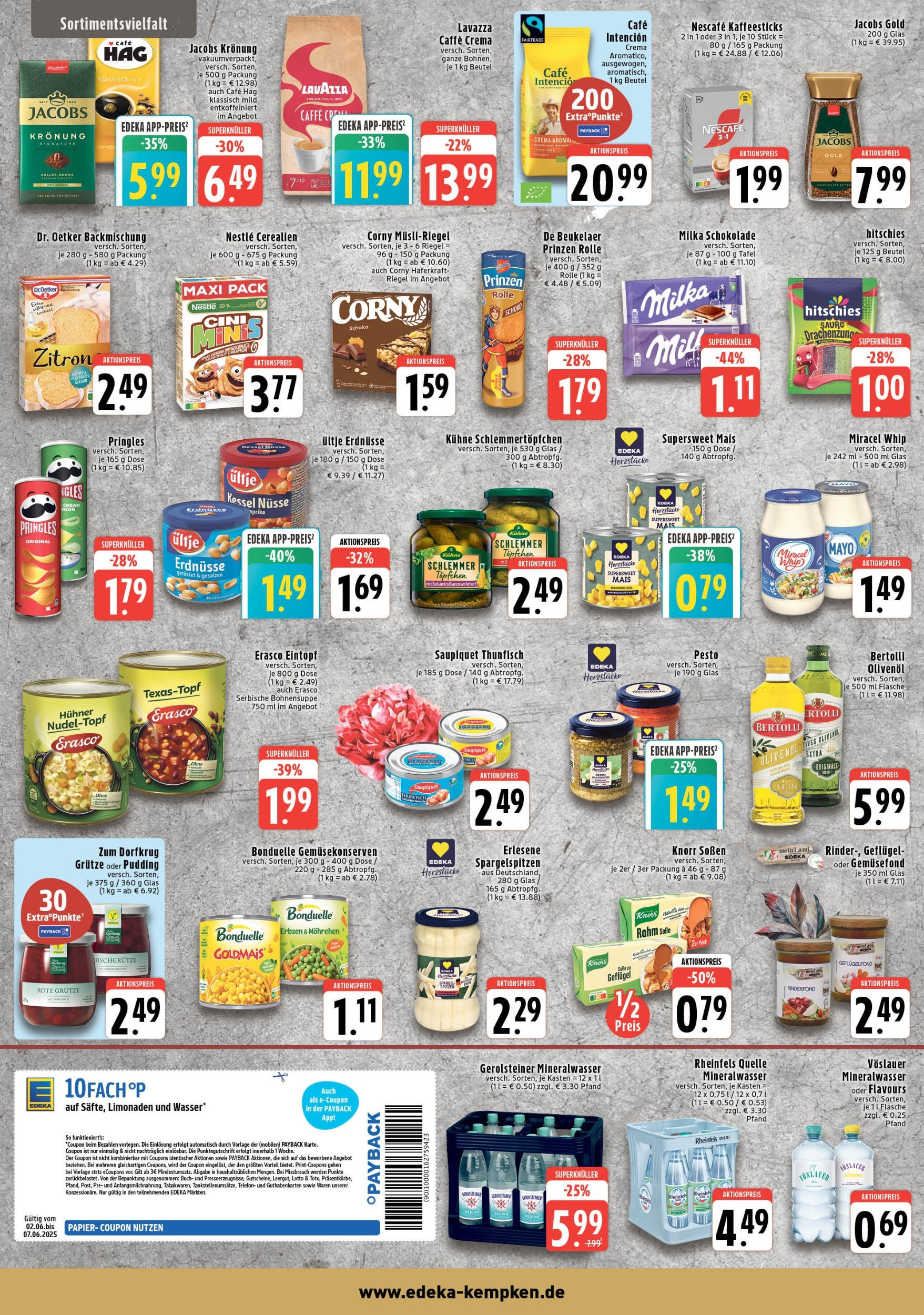 Edeka prospekt Krefeld - Hüls	 (ab 01.06.2025) » Angebote Online | Seite: 6 | Produkte: Nescafe, Bertolli olivenol, Pringles, Chips