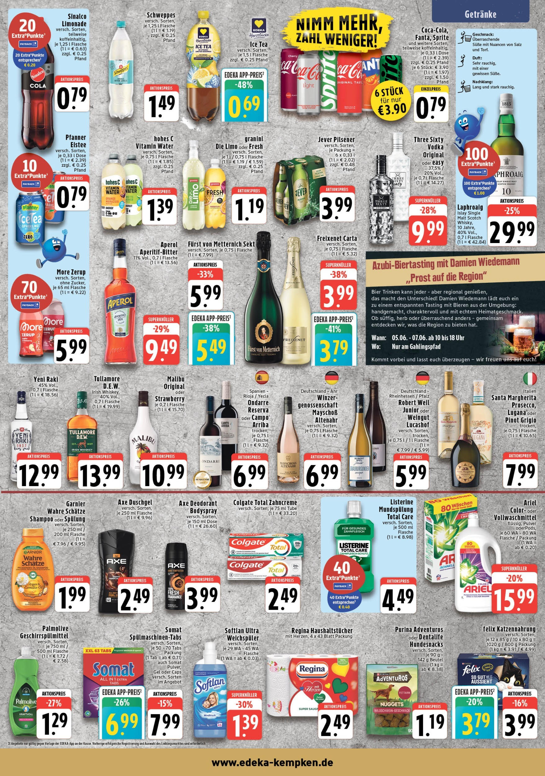 Edeka prospekt Krefeld - Hüls	 (ab 01.06.2025) » Angebote Online | Seite: 7 | Produkte: Ariel, Shampoo, Granini, Aperol