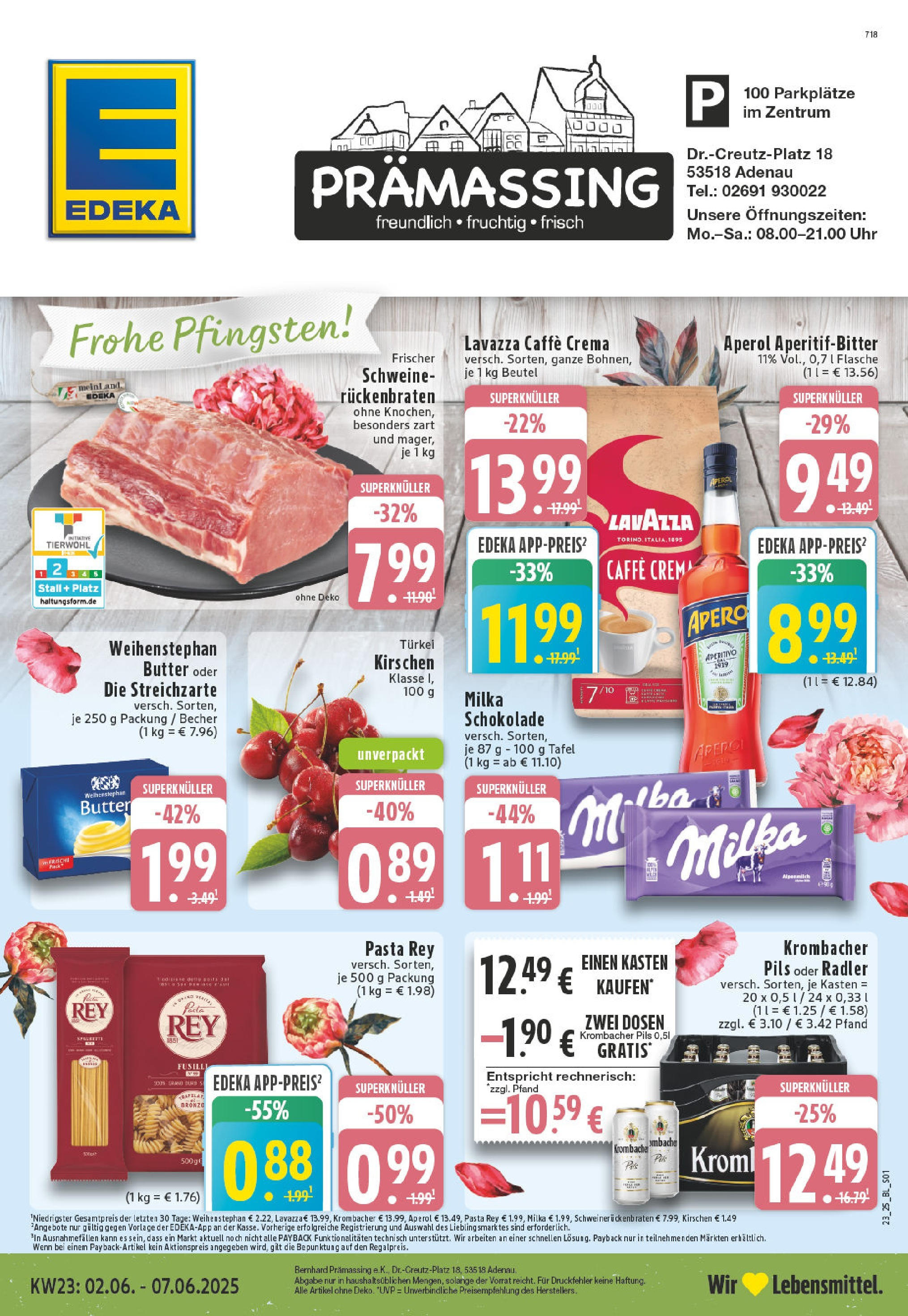 EDEKA Prospekt ab 01.06.2025 - Prospekt Adenau / Eifel Online Vorschau von dem Prospekt des Geschäftes Edeka, gültig ab dem 01.06.2025