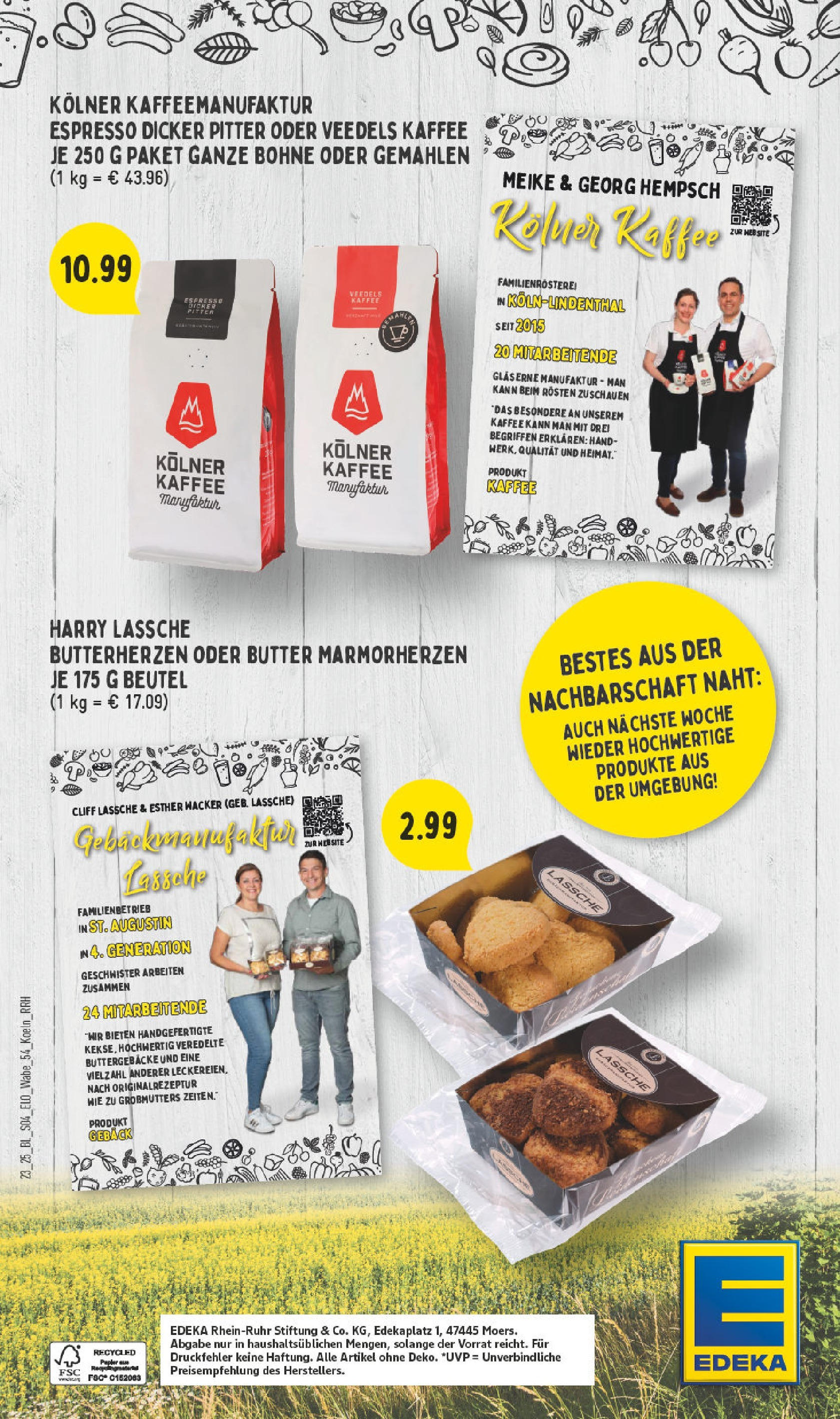Edeka prospekt Köln	 (ab 02.06.2025) » Angebote Online | Seite: 32 | Produkte: Butter, Kaffee