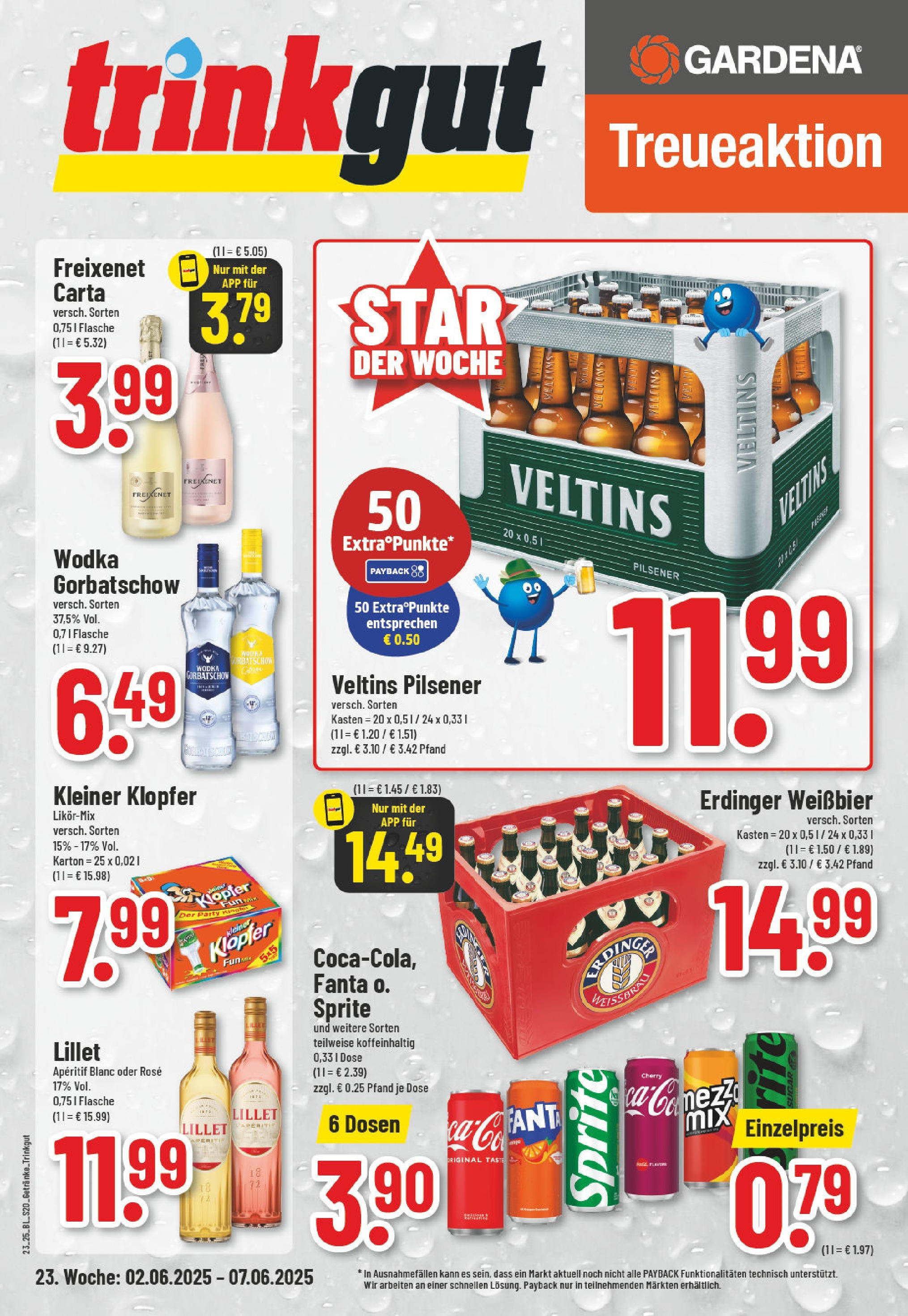 Edeka prospekt Telgte	 (ab 01.06.2025) » Angebote Online | Seite: 20 | Produkte: Fanta, Erdinger, Lillet, Wodka gorbatschow