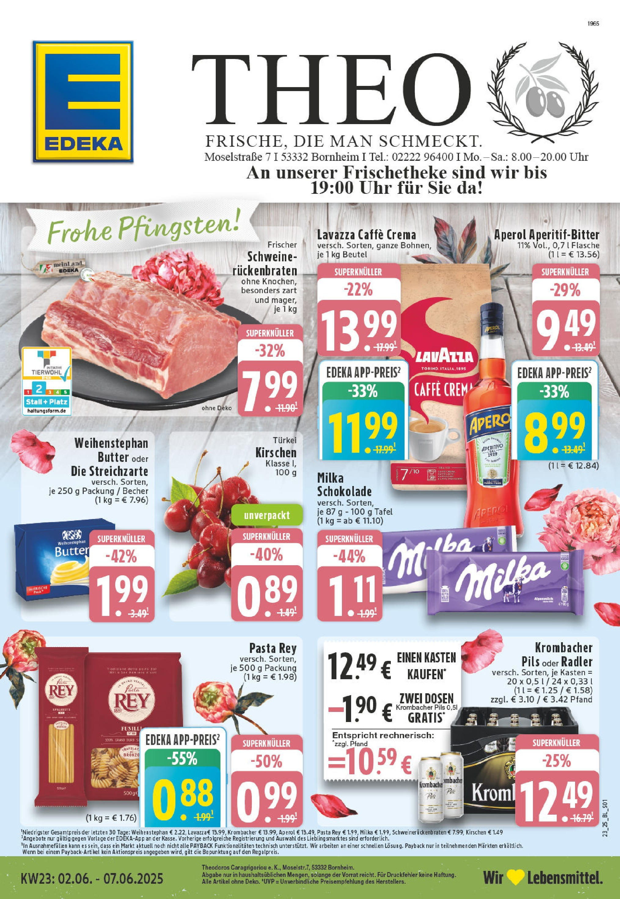 EDEKA Prospekt ab 01.06.2025 - Prospekt Bornheim Online Vorschau von dem Prospekt des Geschäftes Edeka, gültig ab dem 01.06.2025