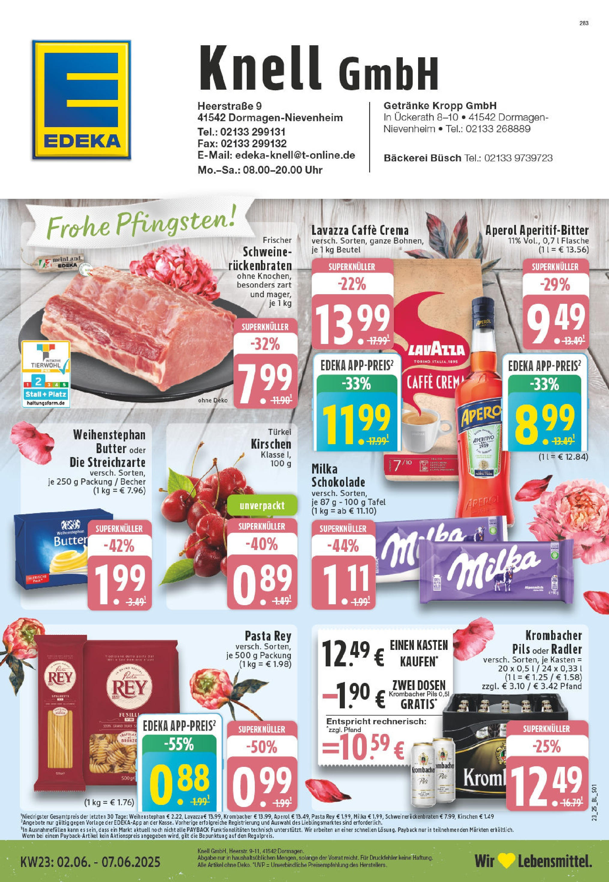 EDEKA Prospekt ab 01.06.2025 - Prospekt Dormagen-Nievenheim Online