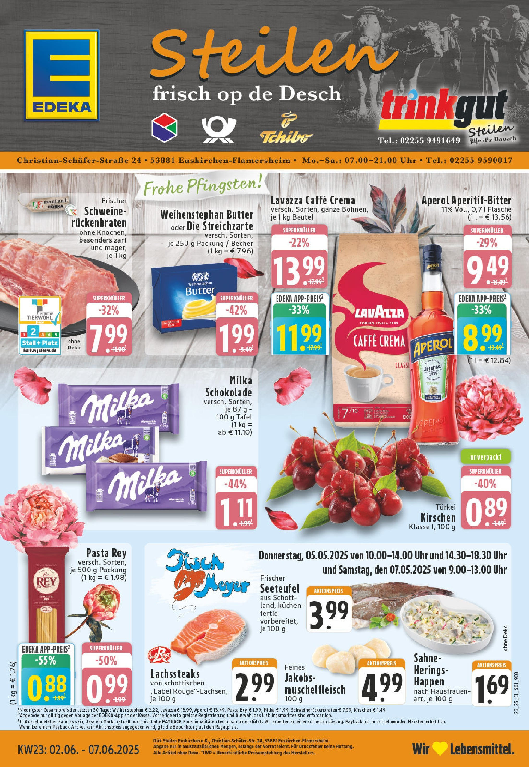 EDEKA Prospekt ab 01.06.2025 - Prospekt Euskirchen Online Vorschau von dem Prospekt des Geschäftes Edeka, gültig ab dem 01.06.2025